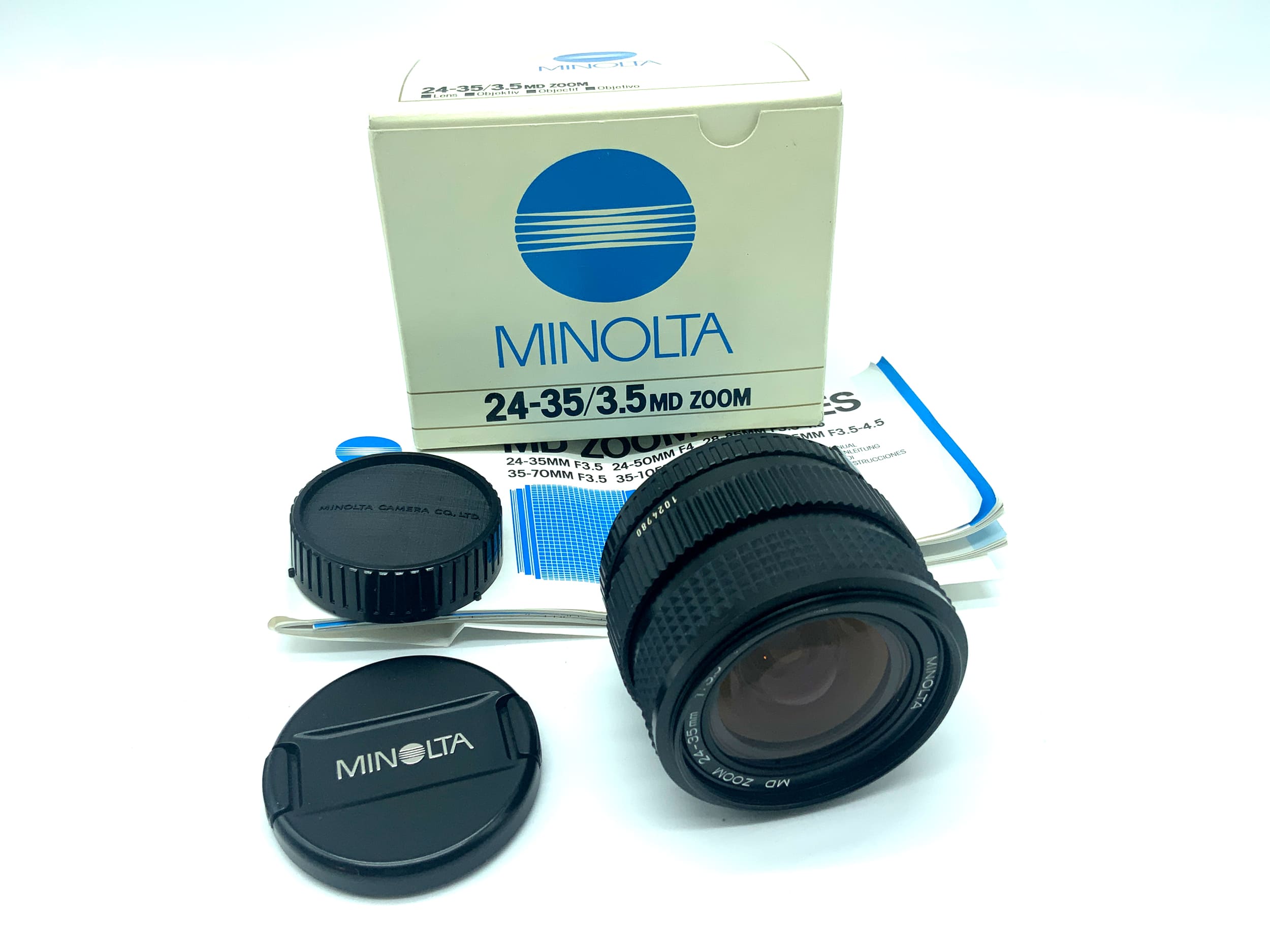 Minolta MD Zoom 24-35mm 1:3.5 Objektiv Zoomobjektiv (Minolta MD)
