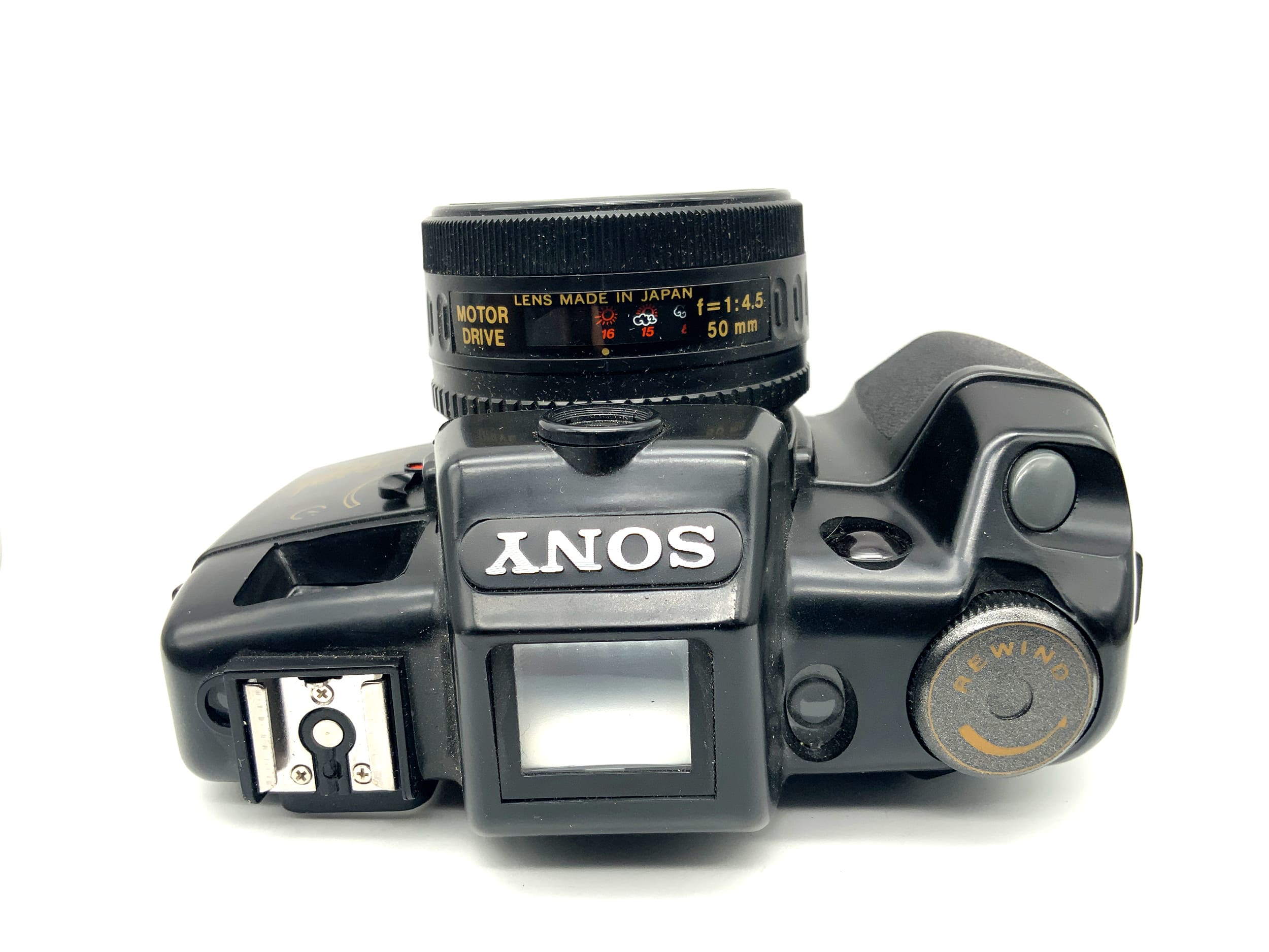 Sony Big Royal View Sucherkamera mit 50mm 1:4.5 motor drive Analogkamera