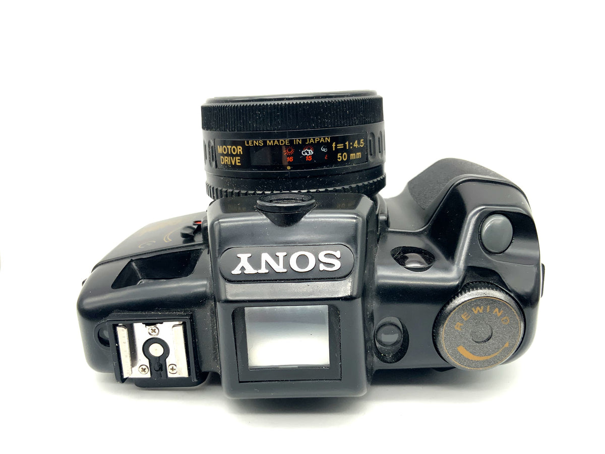 Sony Big Royal View viewfinder camera with 50mm 1:4.5 motor drive analog camera