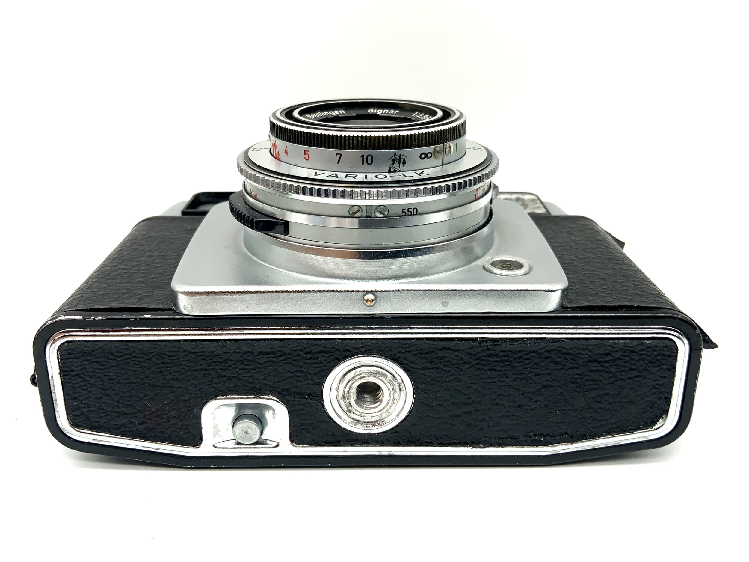 Dacora super dignette Sucherkamera mit dignar 1:2.8/45mm Vario-LK Analogkamera