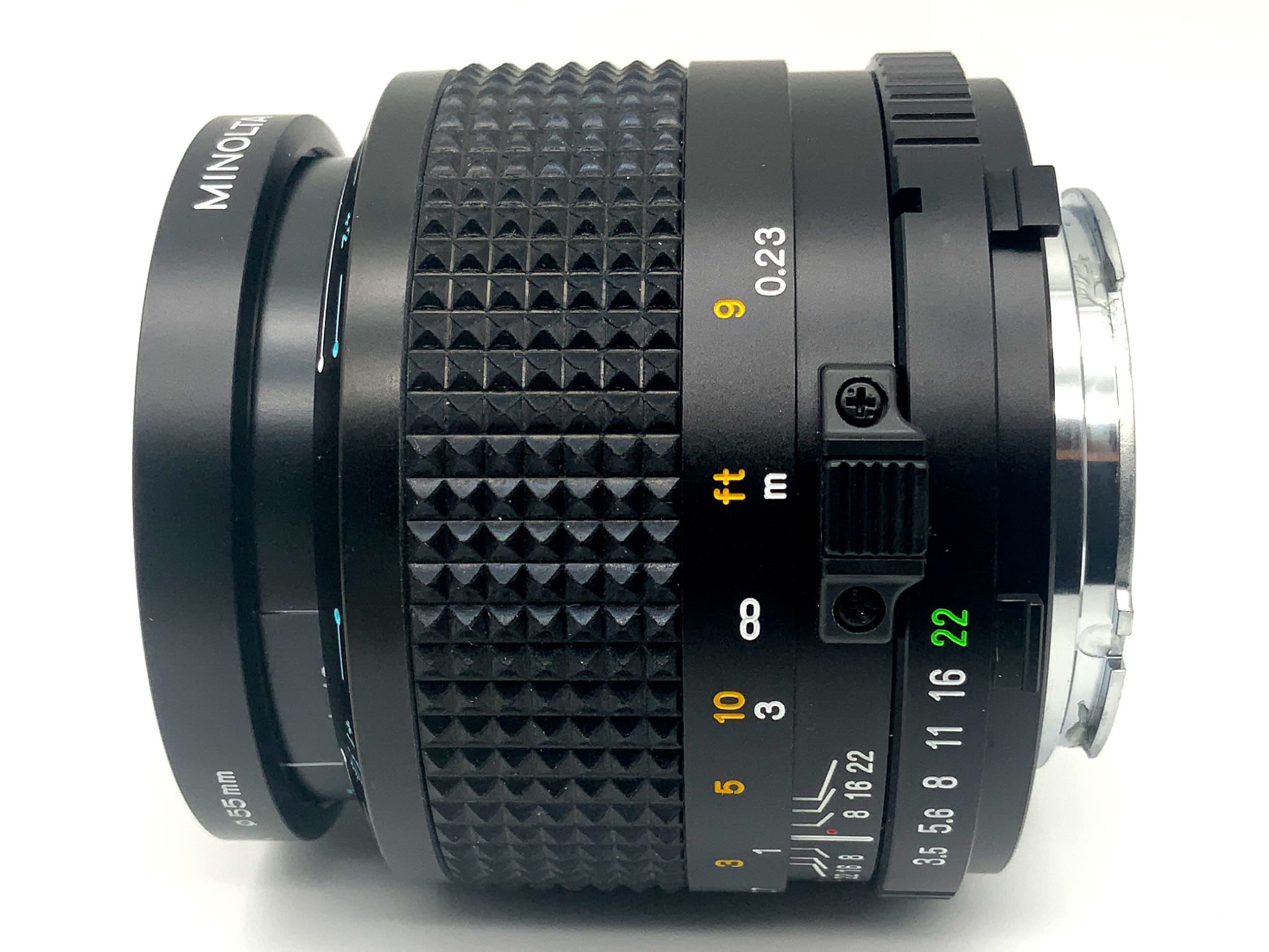 Minolta MD Macro 50mm 1:3.5 Objektiv Festbrennweite (Minolta MD)