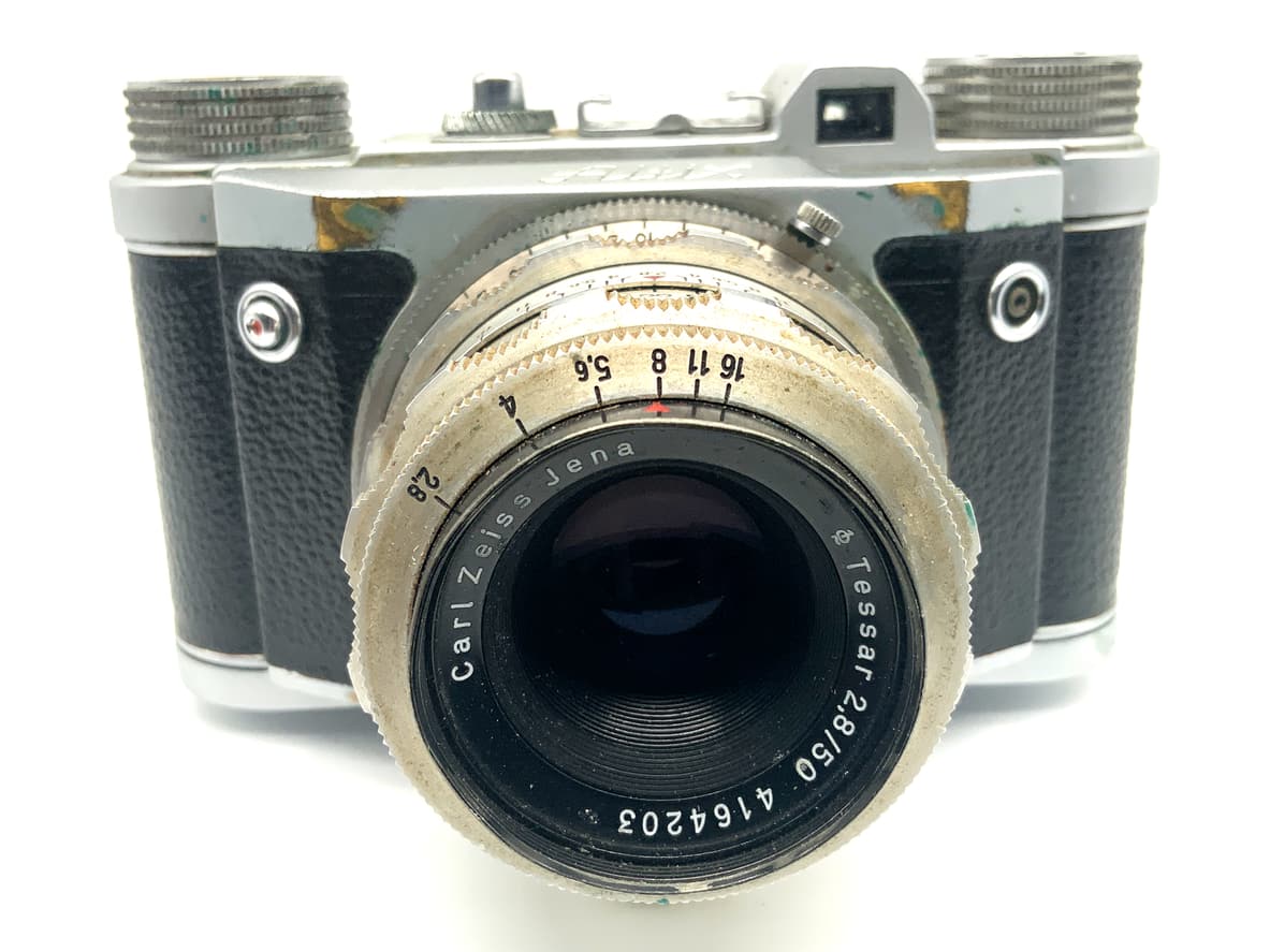Altissa Altix V Sucherkamera mit Tessar 50mm 1:2.8 Kompaktkamera Analogkamera