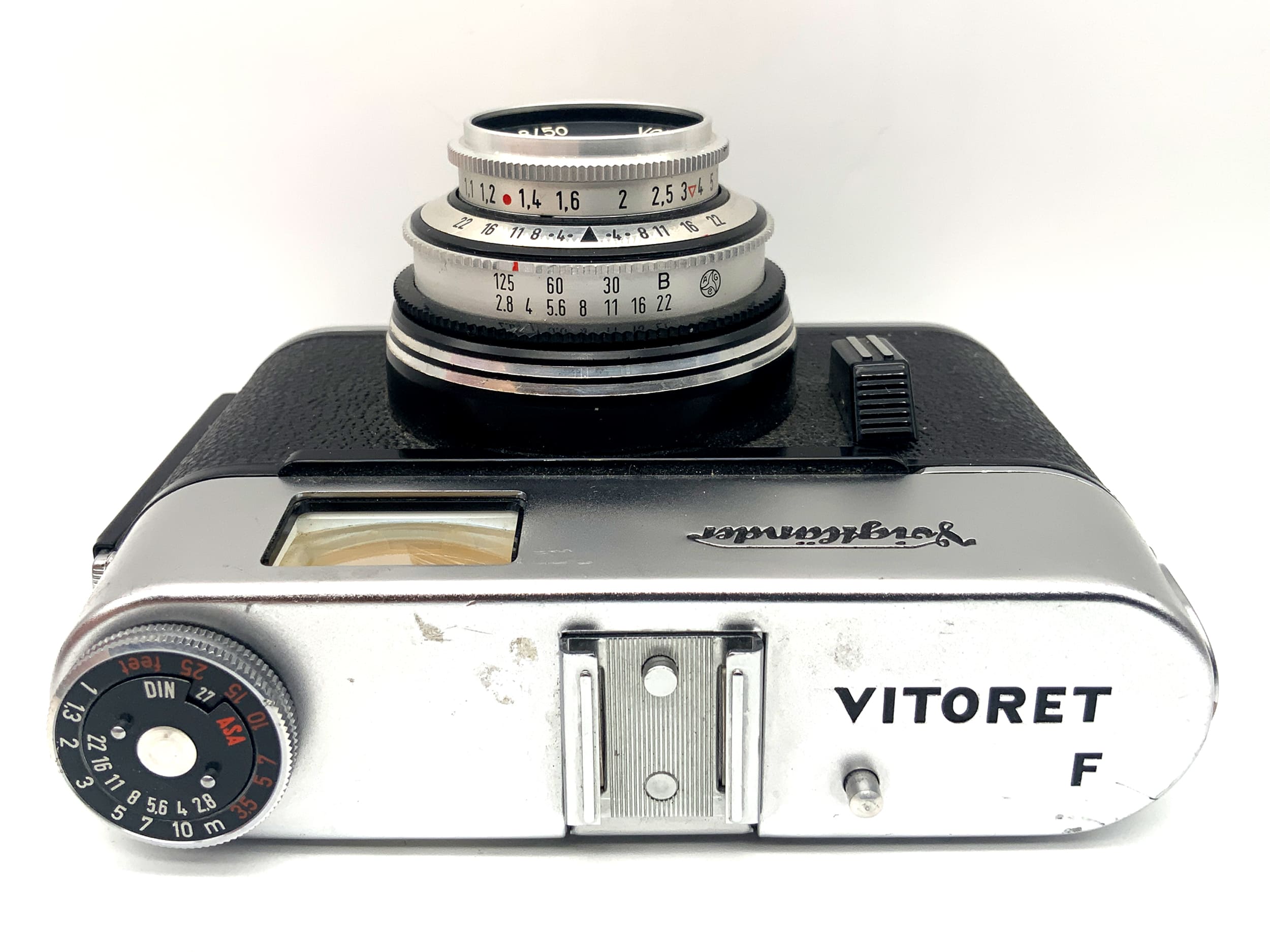 Voigtländer Vitoret F Sucherkamera mit Color-Lanthar 2.8/50 Prontor 125