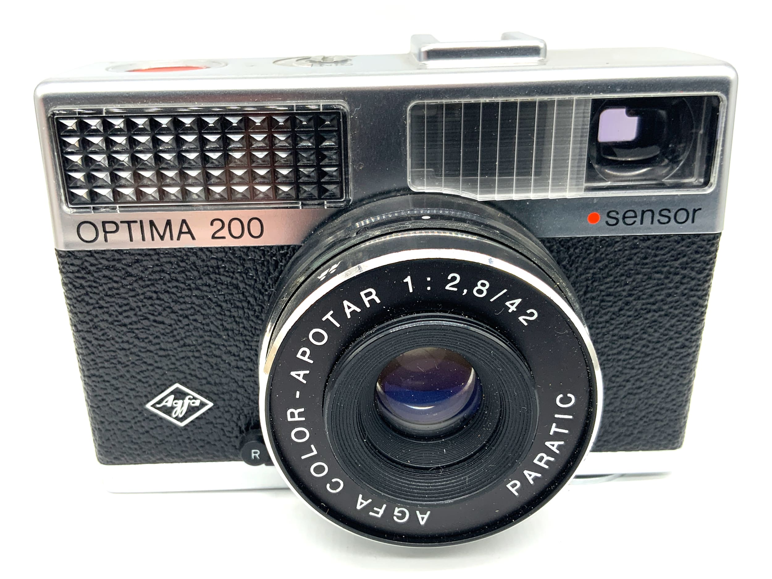 Agfa Optima 200 sensor Sucherkamera mit Color Apotar 42mm 1:2.8 Paratic