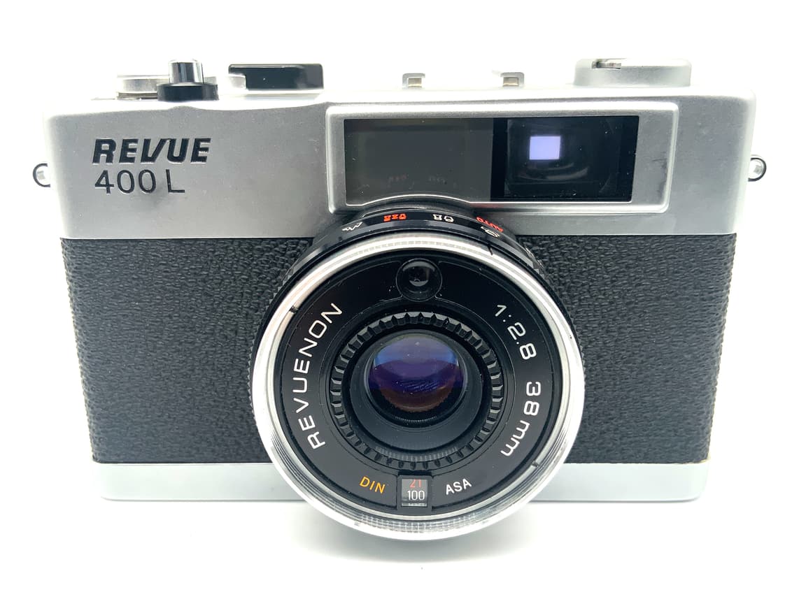 Revue 400L Sucherkamera mit Revuenon 38mm 1:2.8 Kompaktkamera Analogkamera