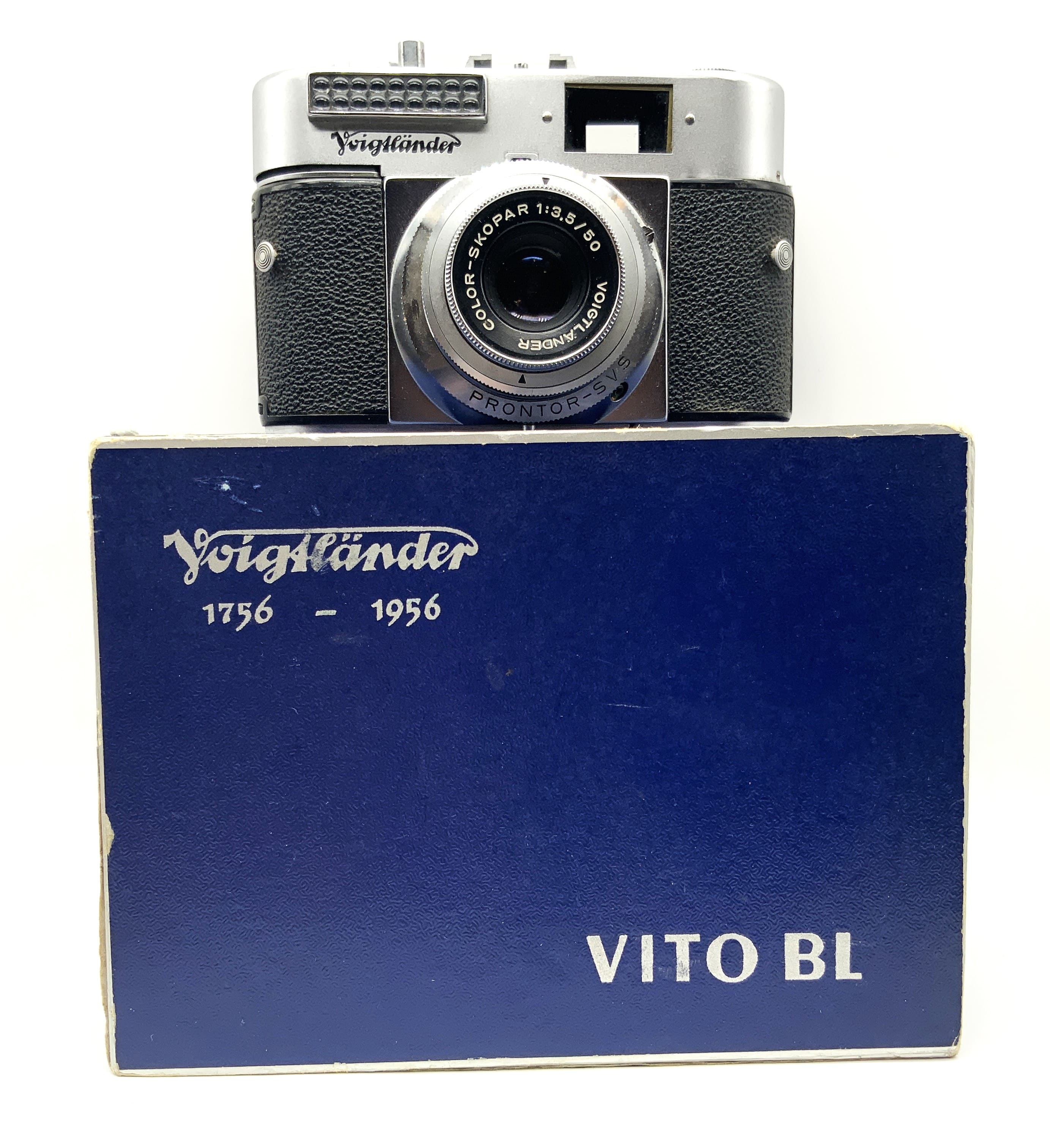 Voigtländer Vito BL Sucherkamera mit Color-Skopar 1:3.5/50 Prontor-SVS