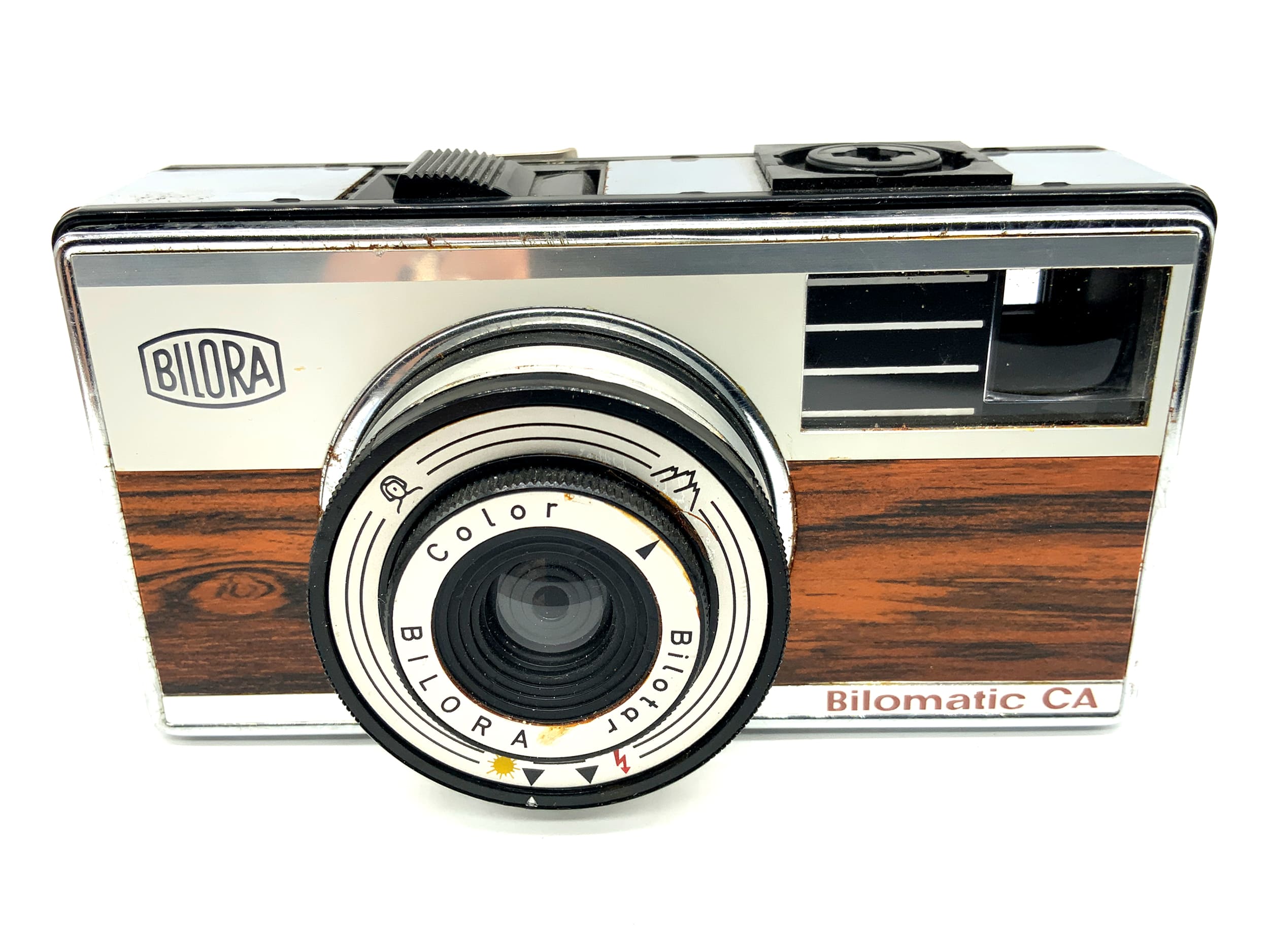 Bilora Bilomatic CA Sucherkamera mit Color-Bilotar Kompaktkamera Analogkamera