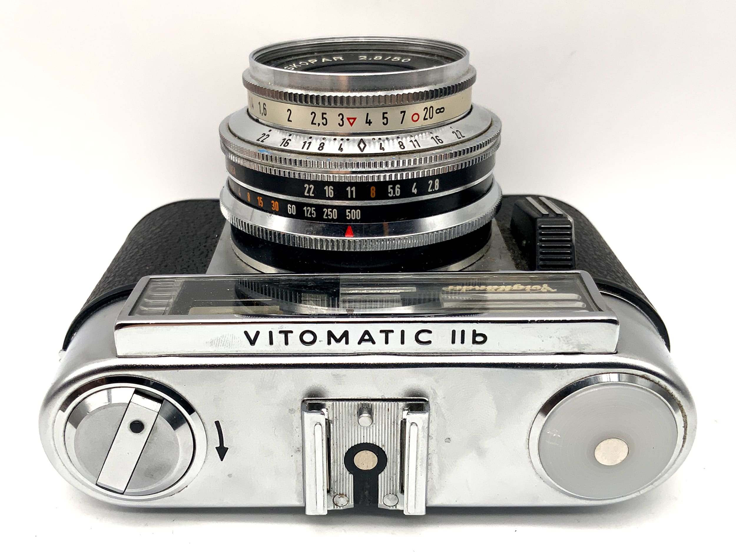Voigtländer Vitomatic IIb Sucherkamera Color-Skopar 1:2.8/50 Prontor 500 SLK