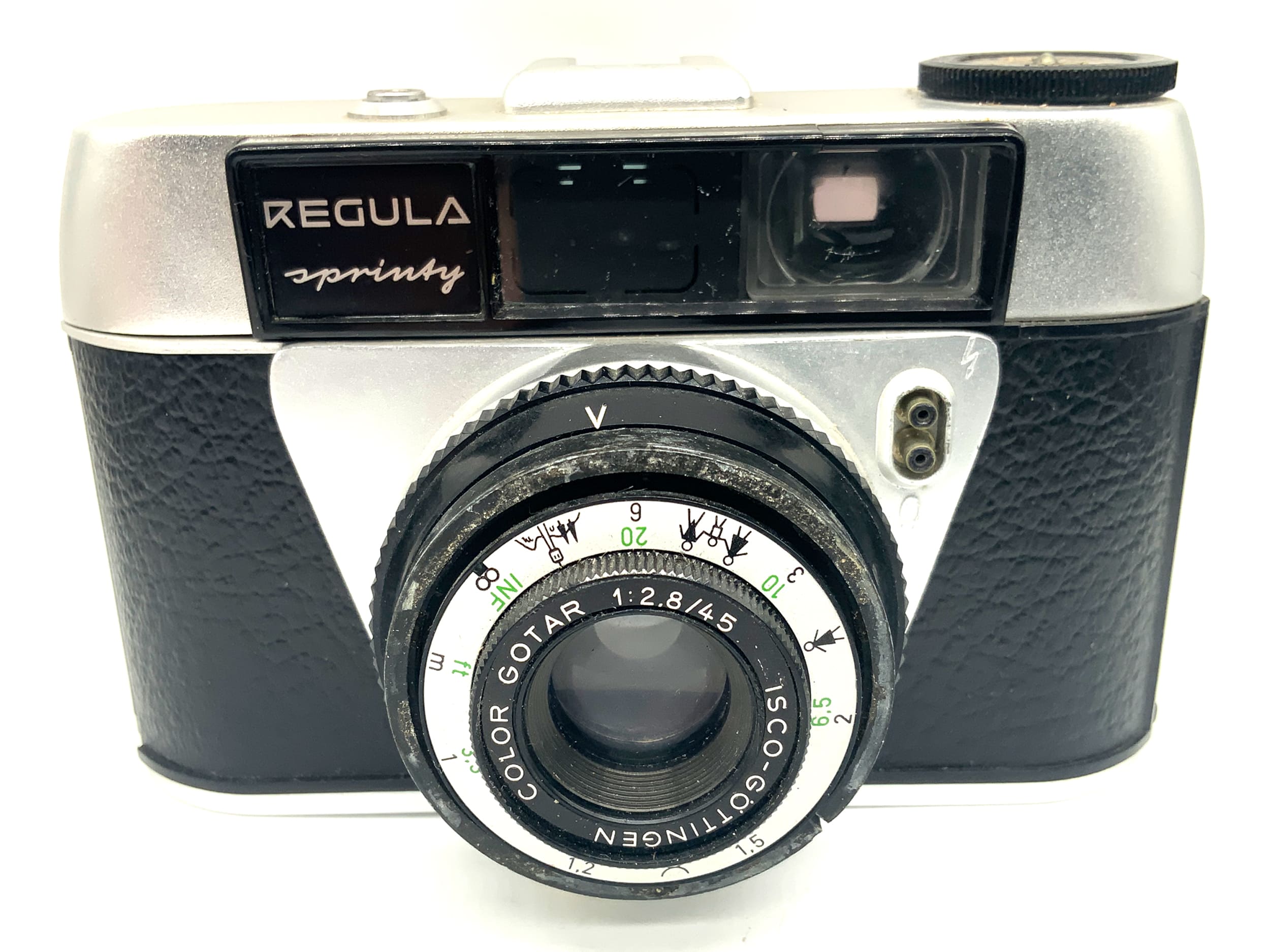King KG Regula Sprinty Sucherkamera mit Color-Gotar 45mm 1:2.8 Analogkamera
