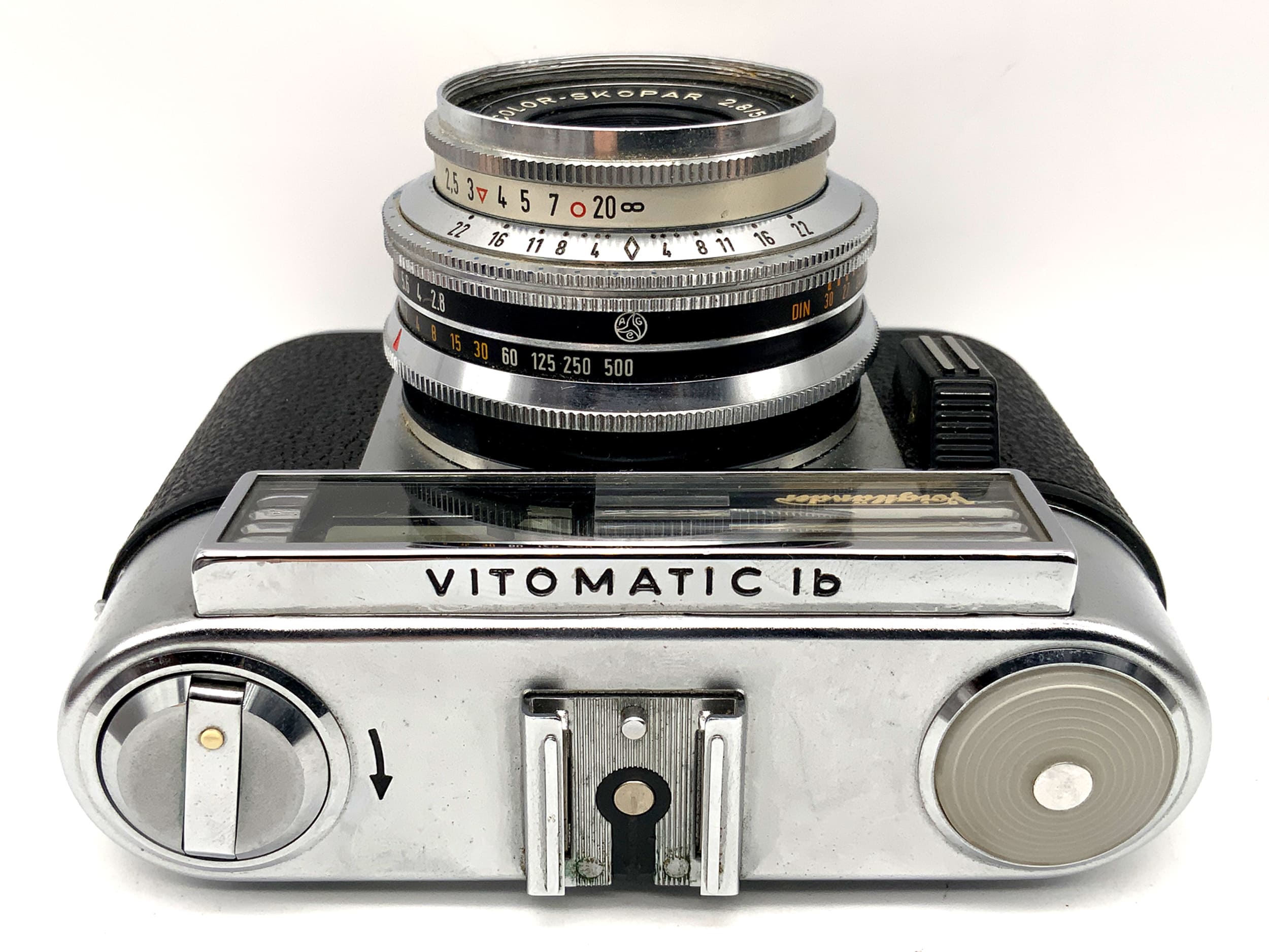 Voigtländer Vitomatic Ib Sucherkamera mit Color-Skopar 2.8/50 Prontor 500 SLK