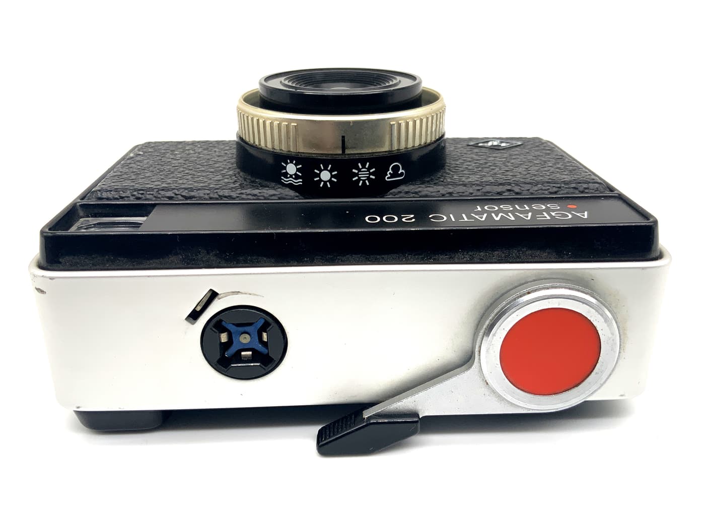 Agfa Agfamatic 200 Sensor Sucherkamera mit Color-Agnar Analogkamera