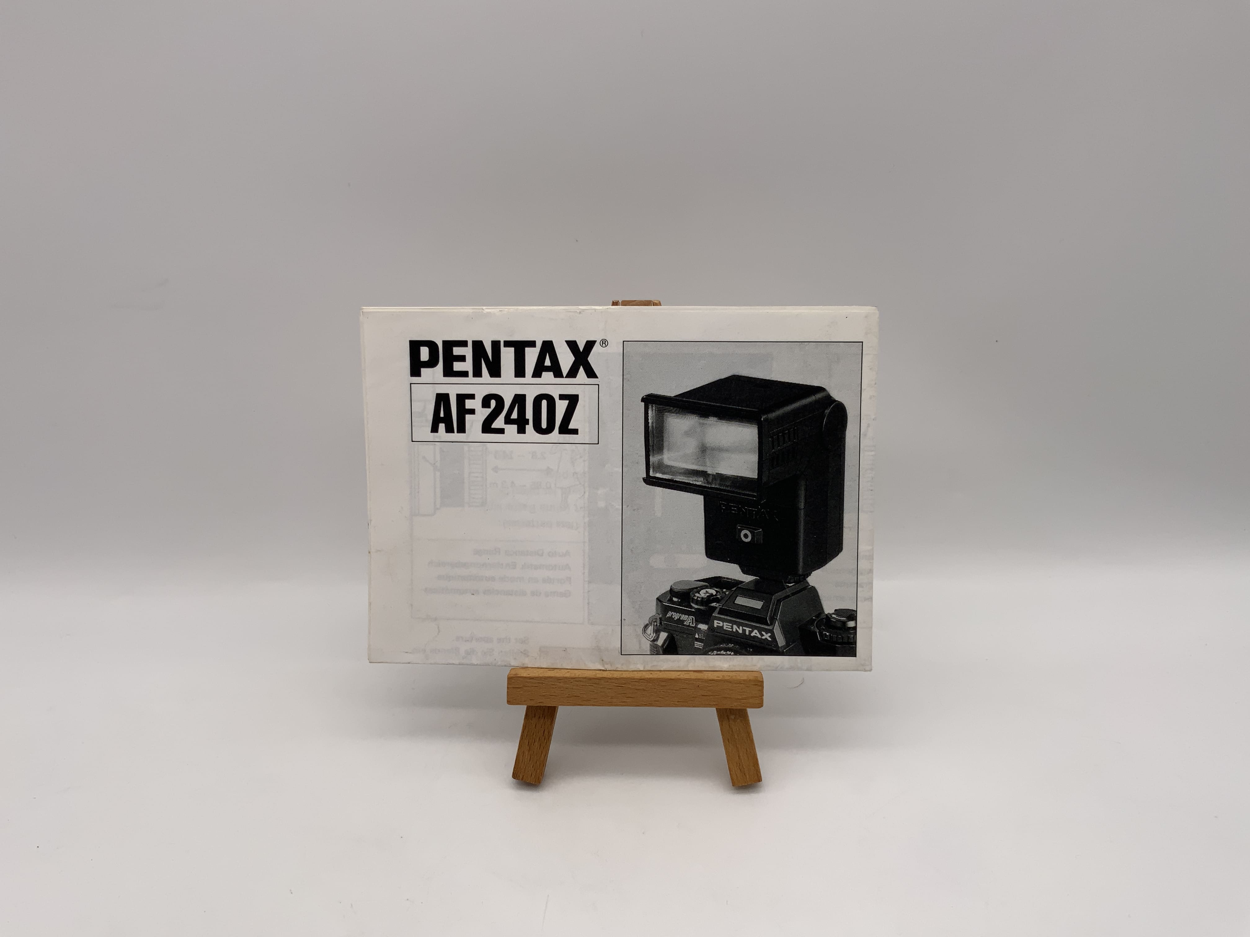 Pentax AF 240Z Gebrauchsanweisung Instruction Bedienungsanleitung Englisch