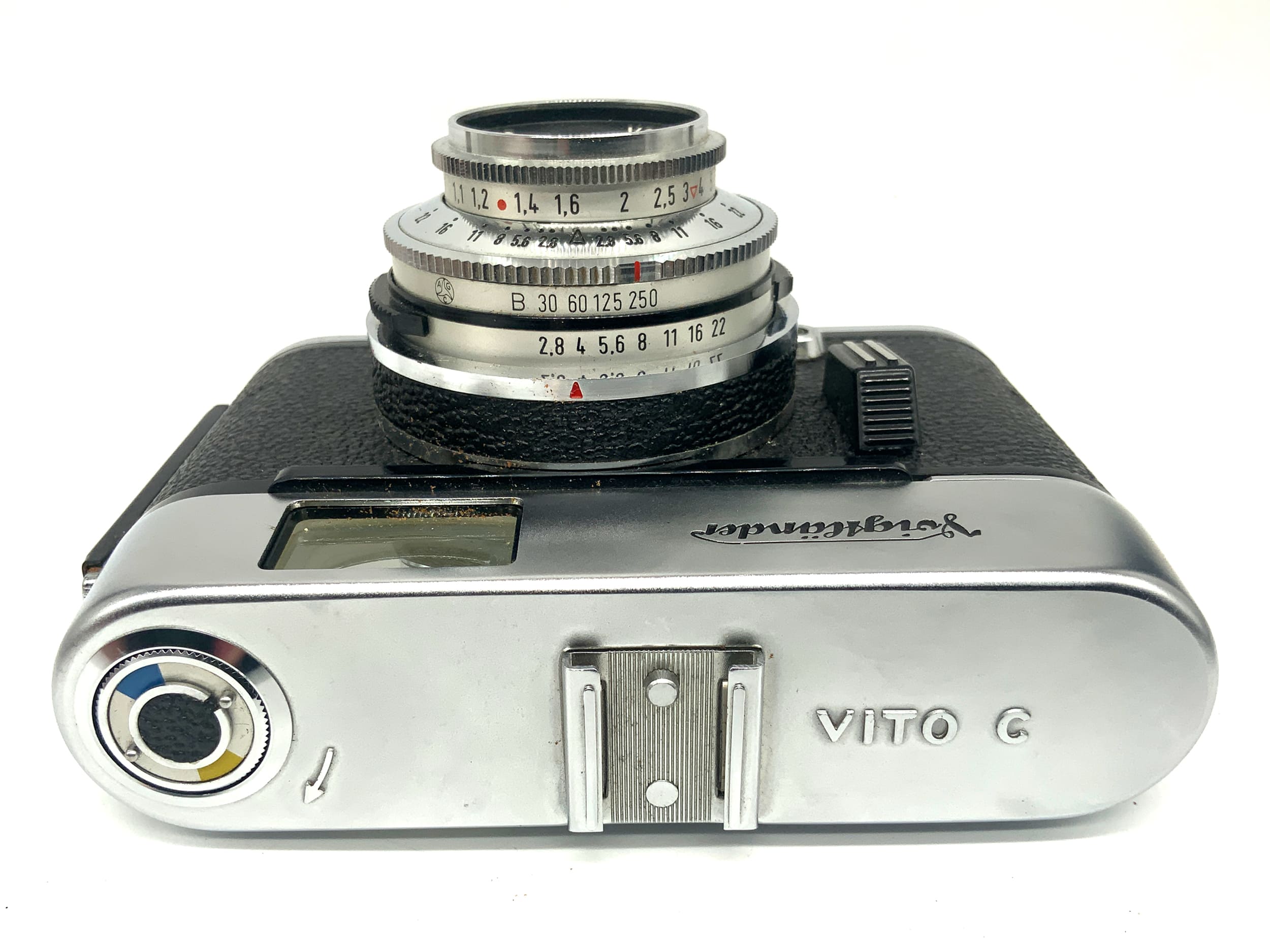 Voigtländer Vito C Sucherkamera mit Lanthar 2.8/50 Prontor 250 S Analogkamera