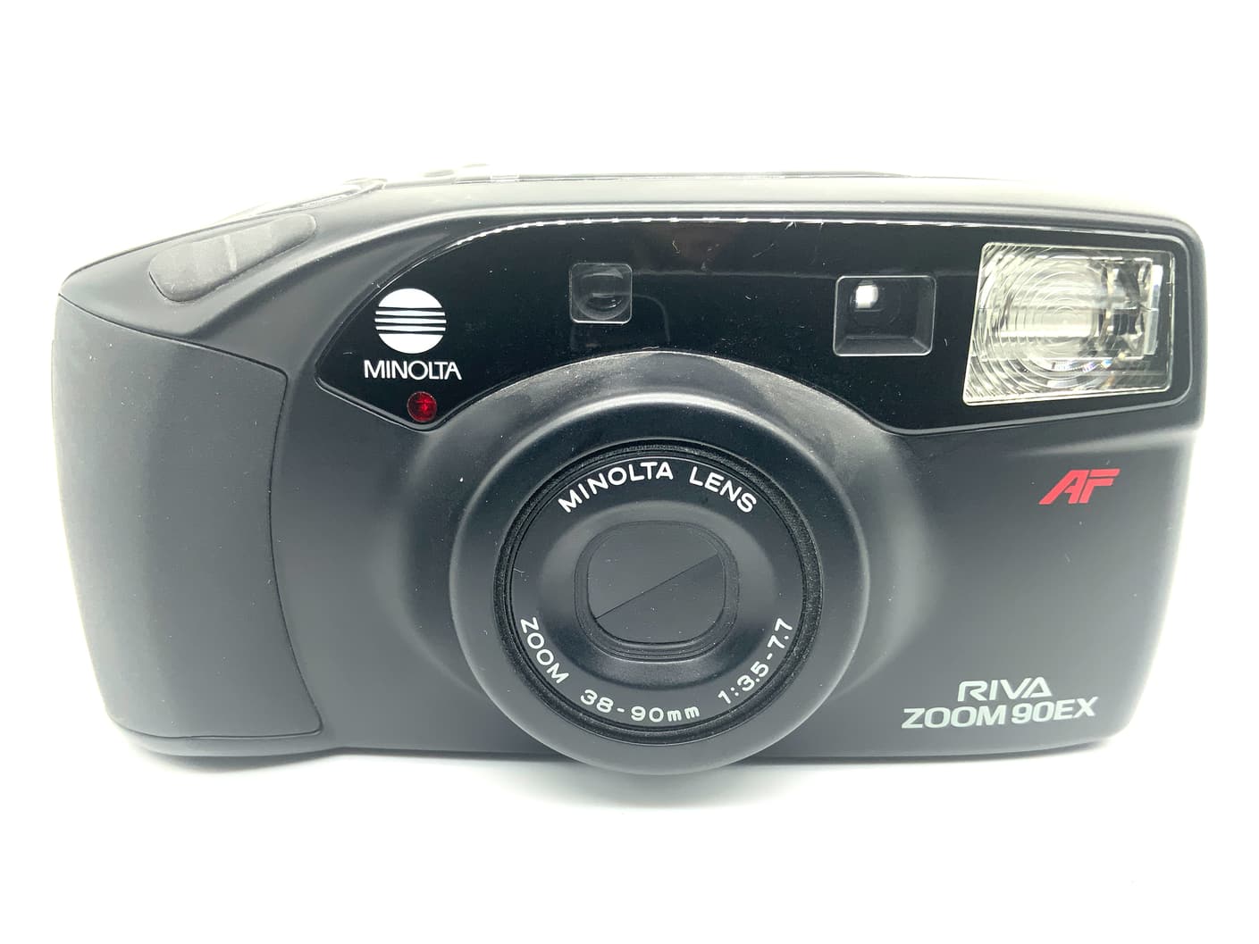Minolta Riva Zoom 90 EX Point&Shoot mit 38-90mm 1:3.5-7.7 Zoom Analogkamera