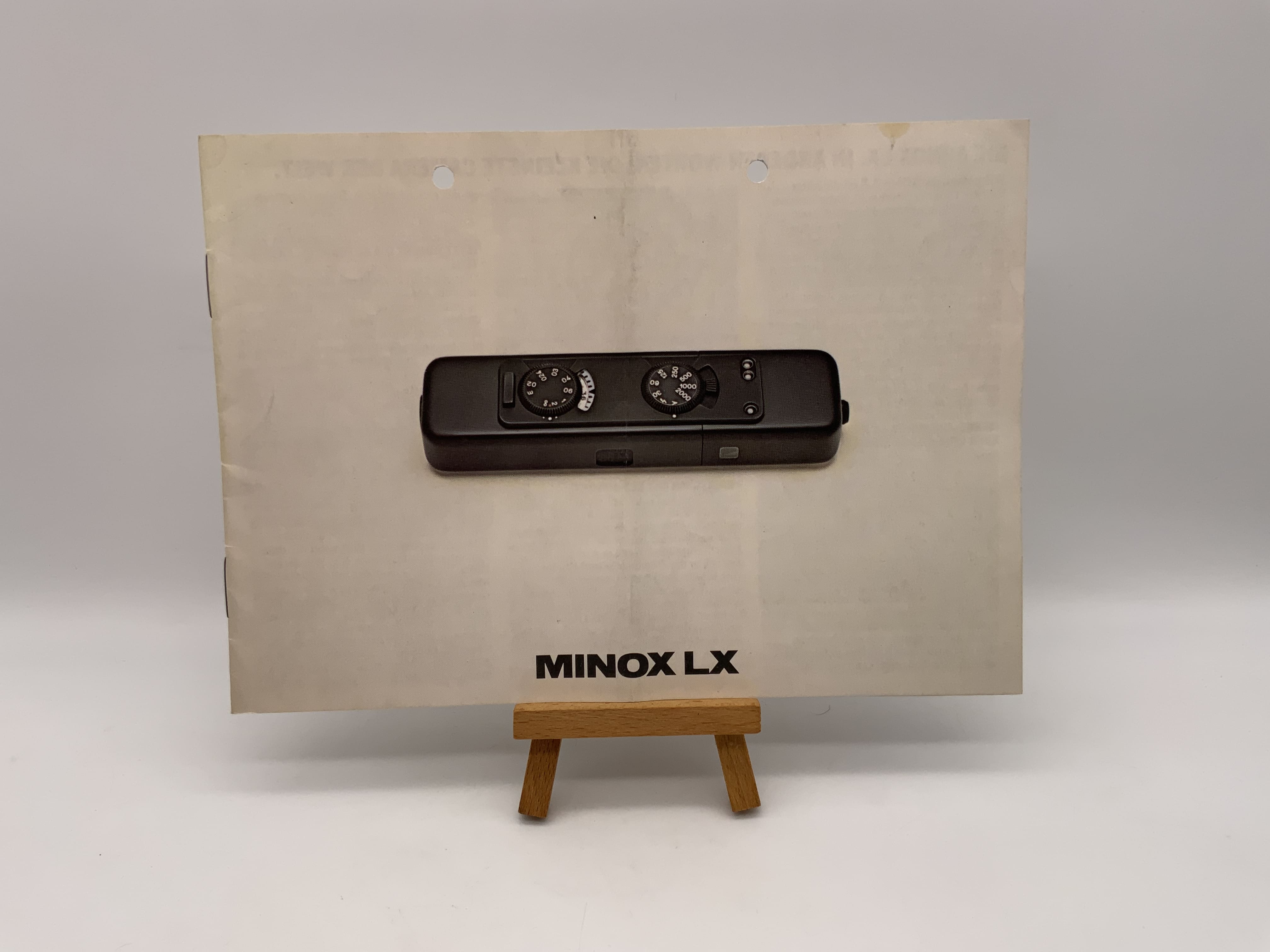 Minox LX Gebrauchsanweisung Instruction Manual Broschüre Deutsch