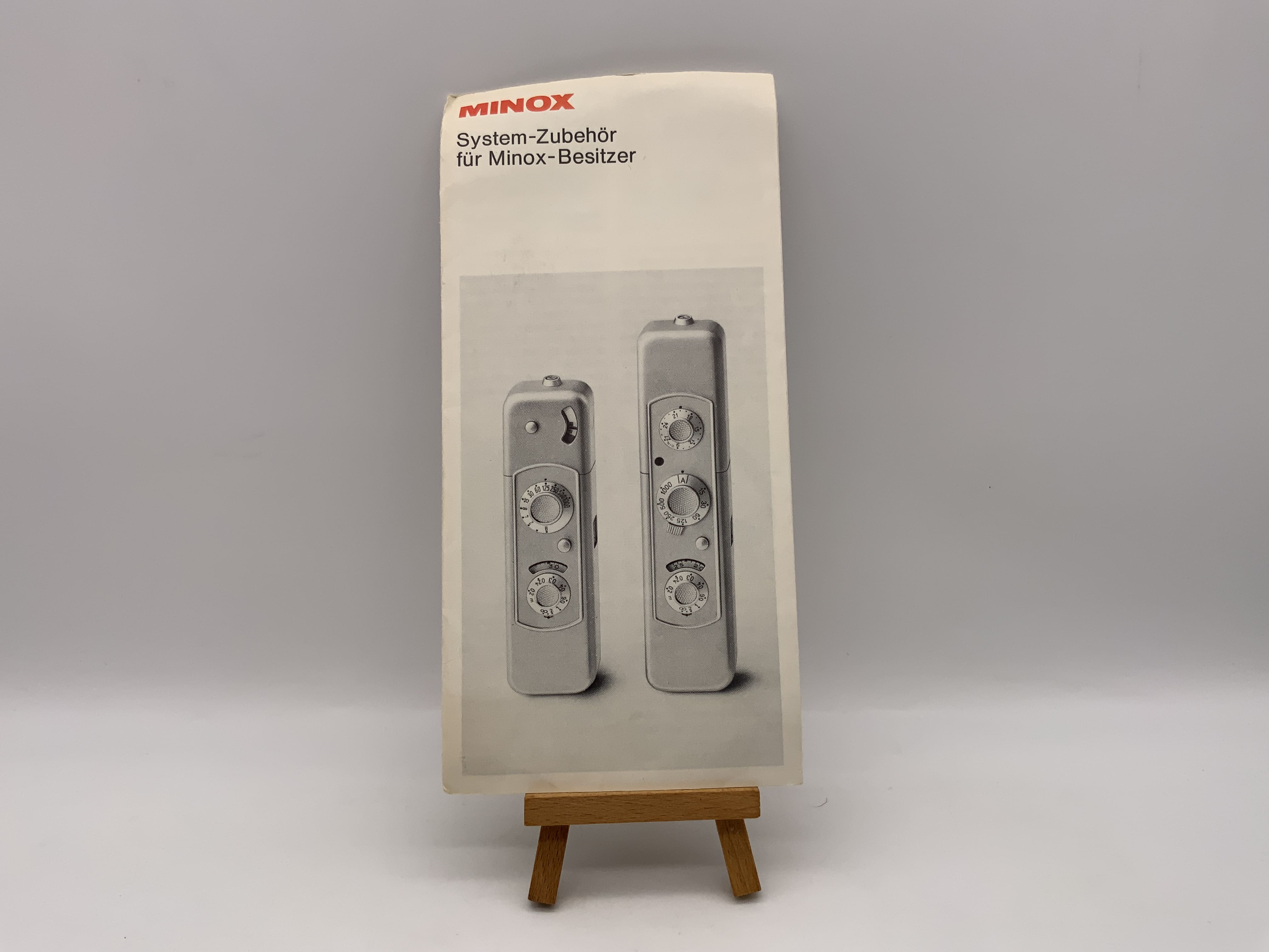 Minox System Zubehör für Minox Besitzer Bedienungsanleitung Deutsch