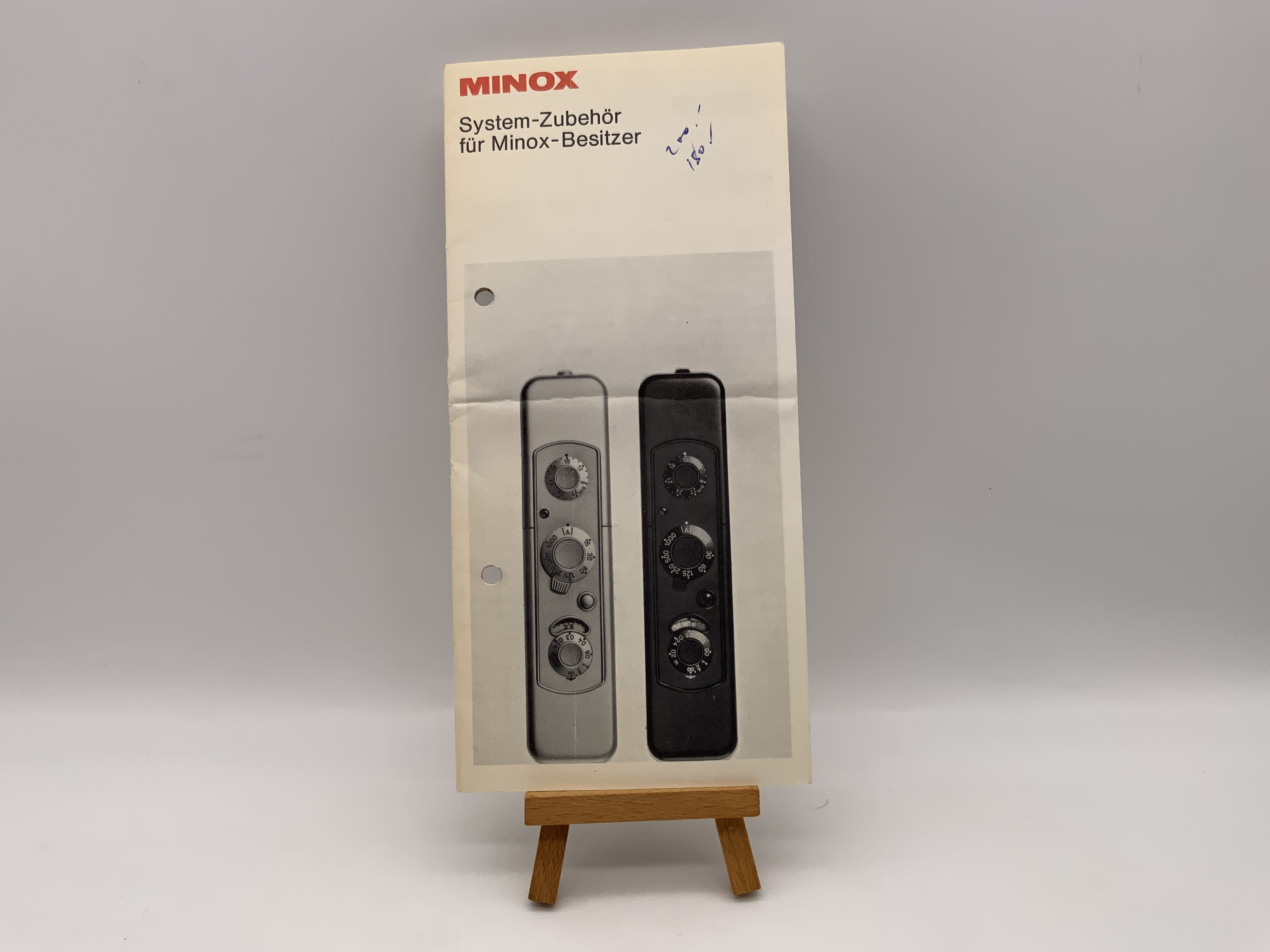 Minox System Zubehör für Minox Besitzer Bedienungsanleitung Deutsch