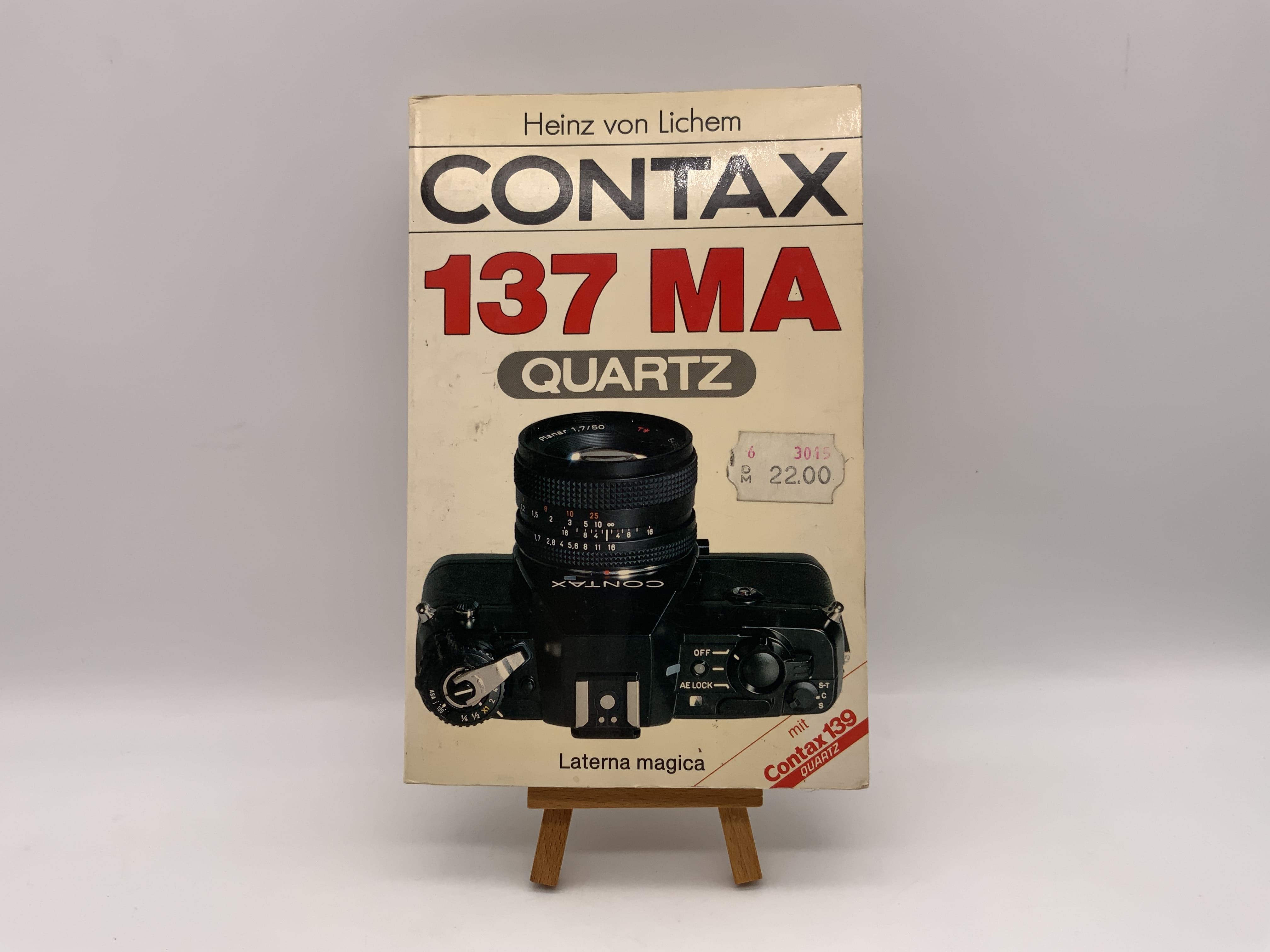 Contax 137 MA Quartz Laterna Magica Heinz von Lichem Buch Deutsch