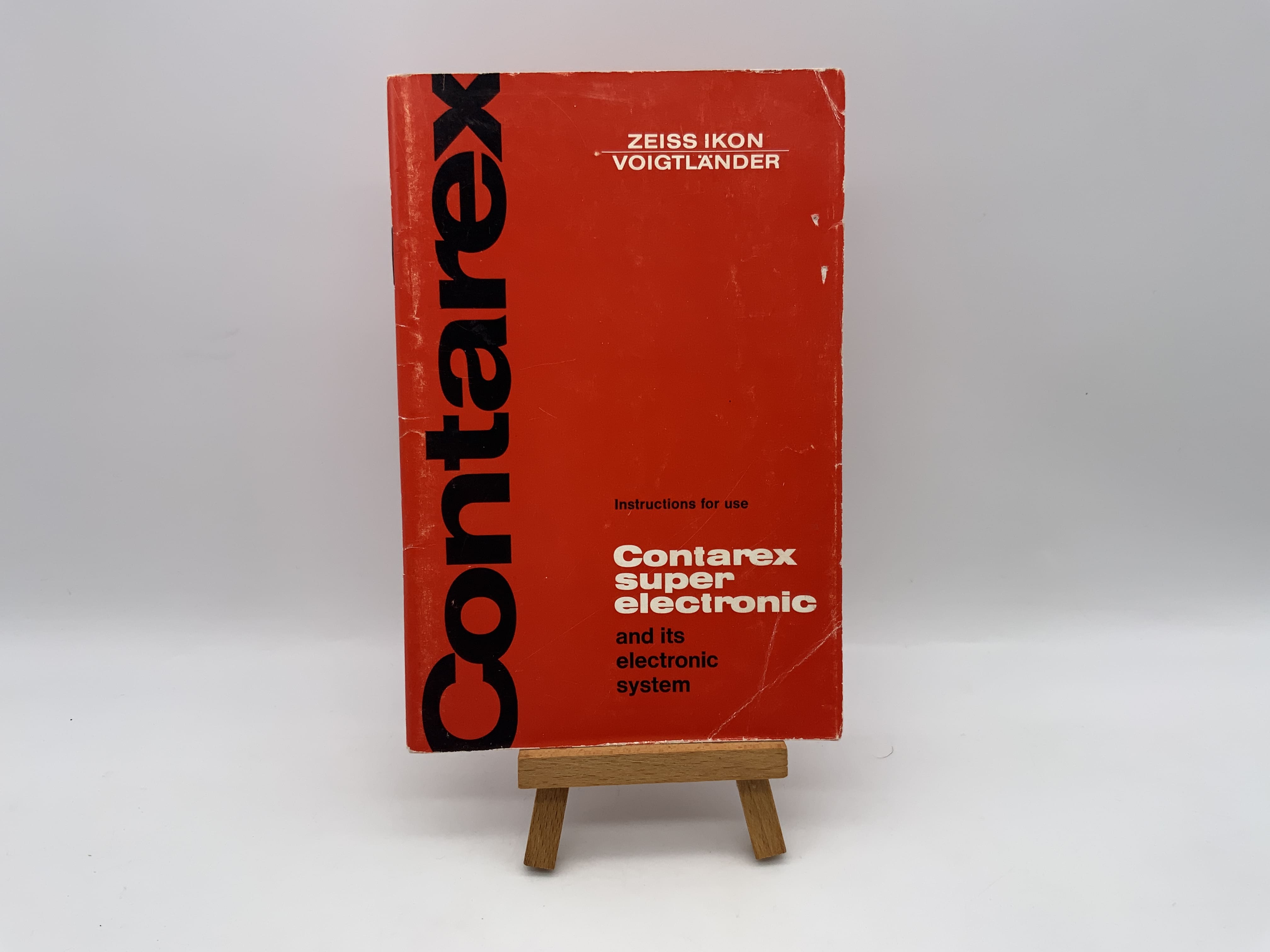 Zeiss Ikon Contarex super electronic Instruction Bedienungsanleitung Englisch