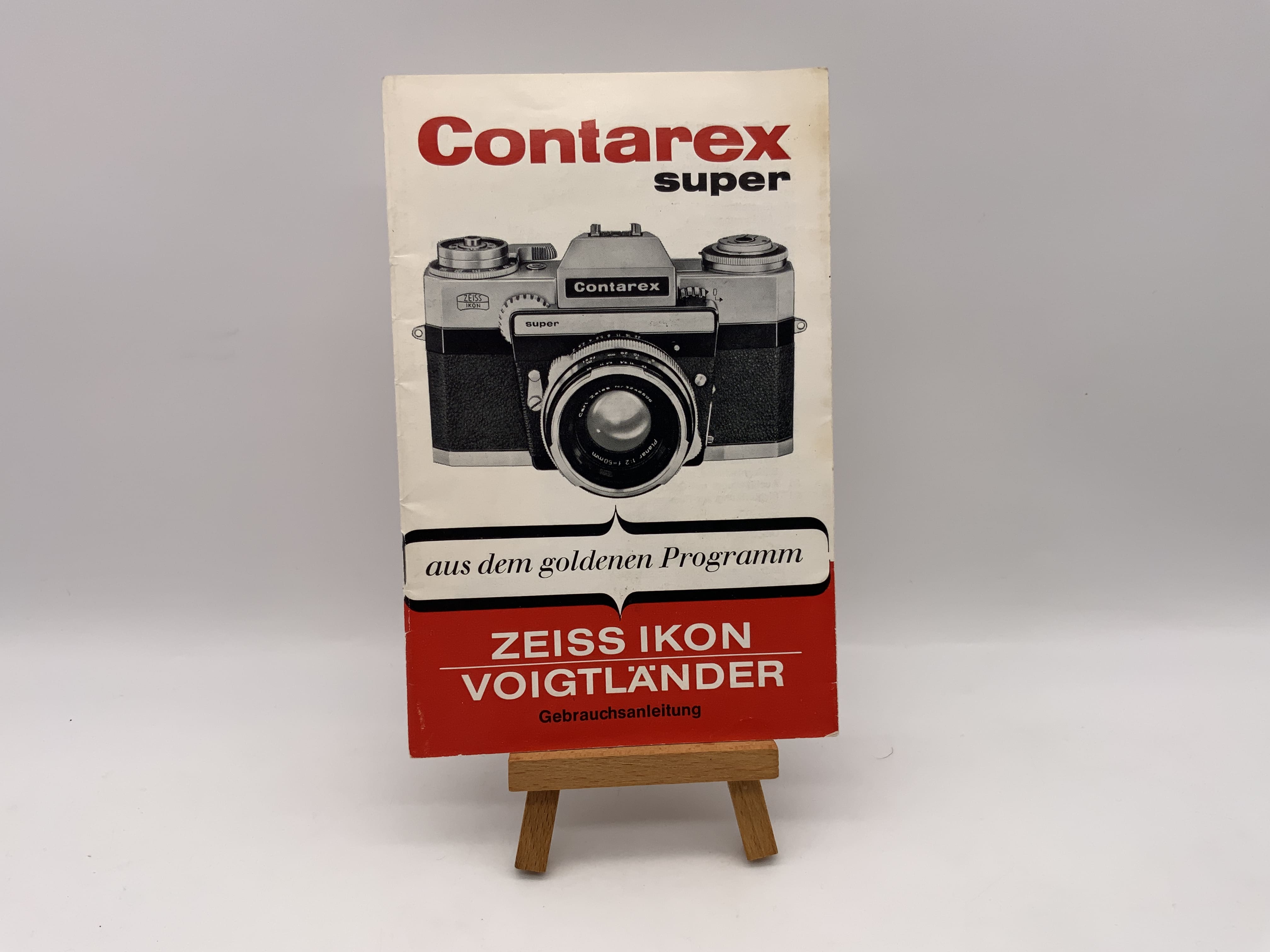 Zeiss Ikon Contarex Super aus dem goldenen Programm Bedienungsanleitung Deutsch