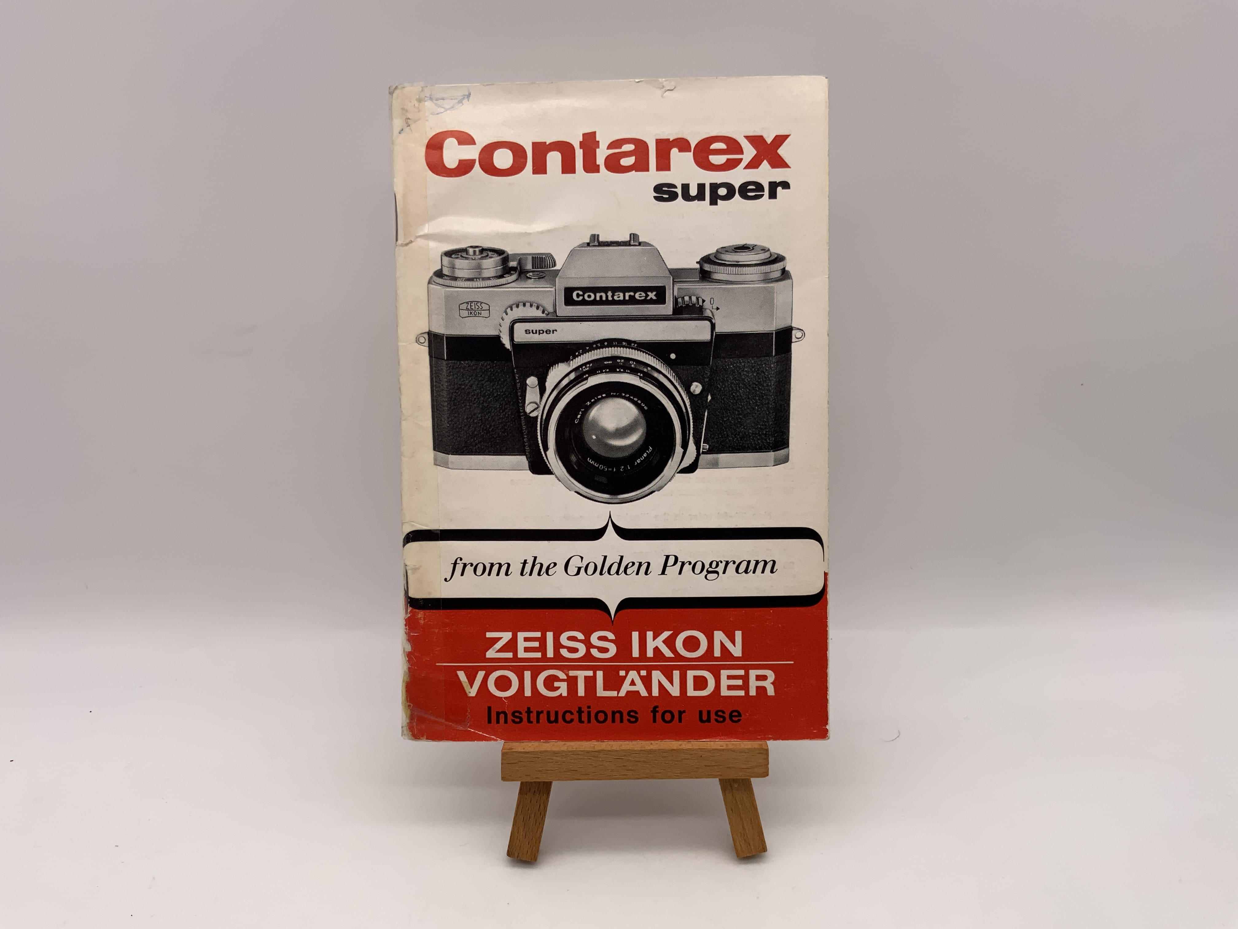 Zeiss Ikon Contarex Super from the golden program Bedienungsanleitung Deutsch