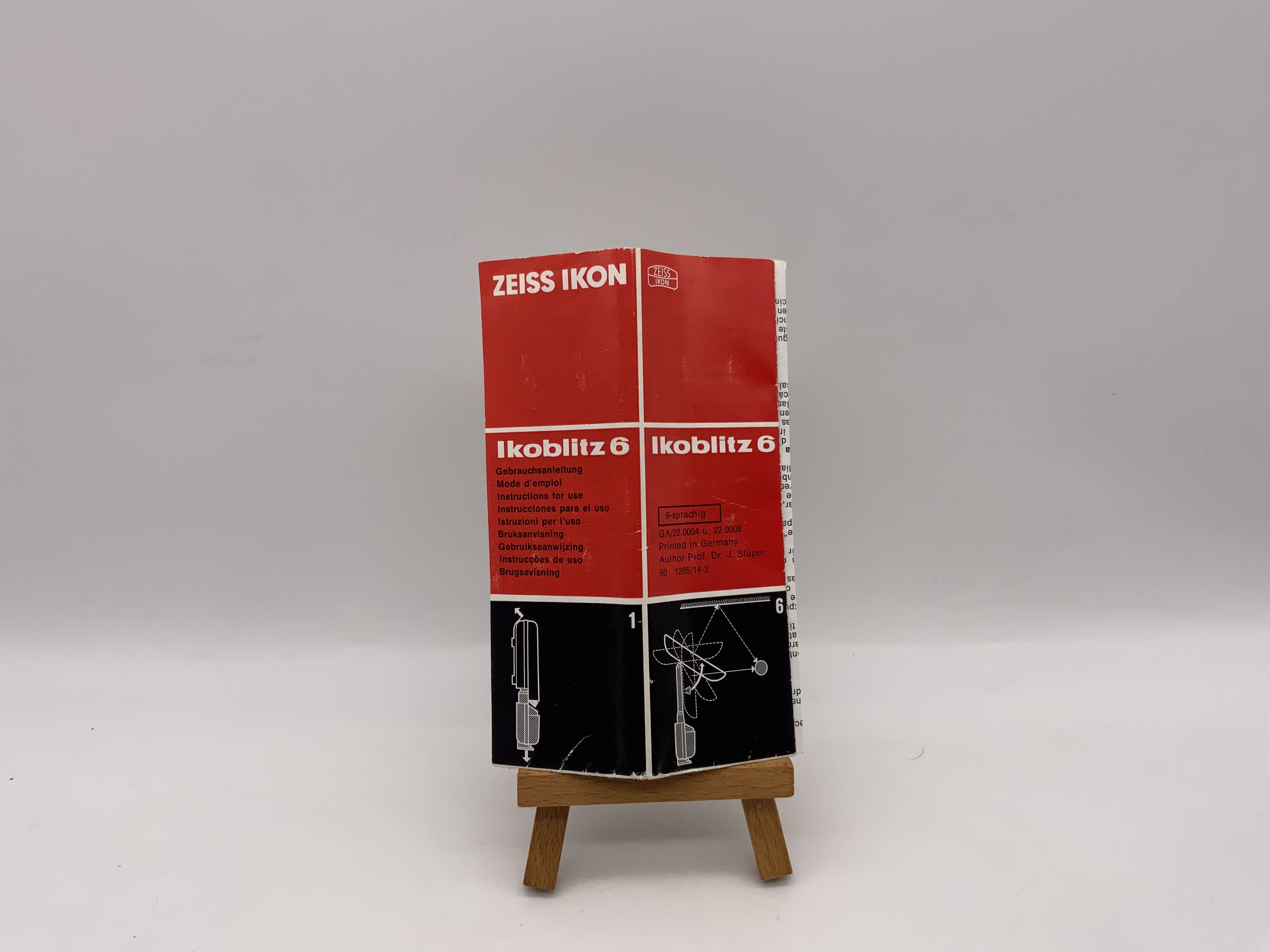 Zeiss Ikon Ikoblitz 6 Gebrauchsanweisung Bedienungsanleitung Deutsch