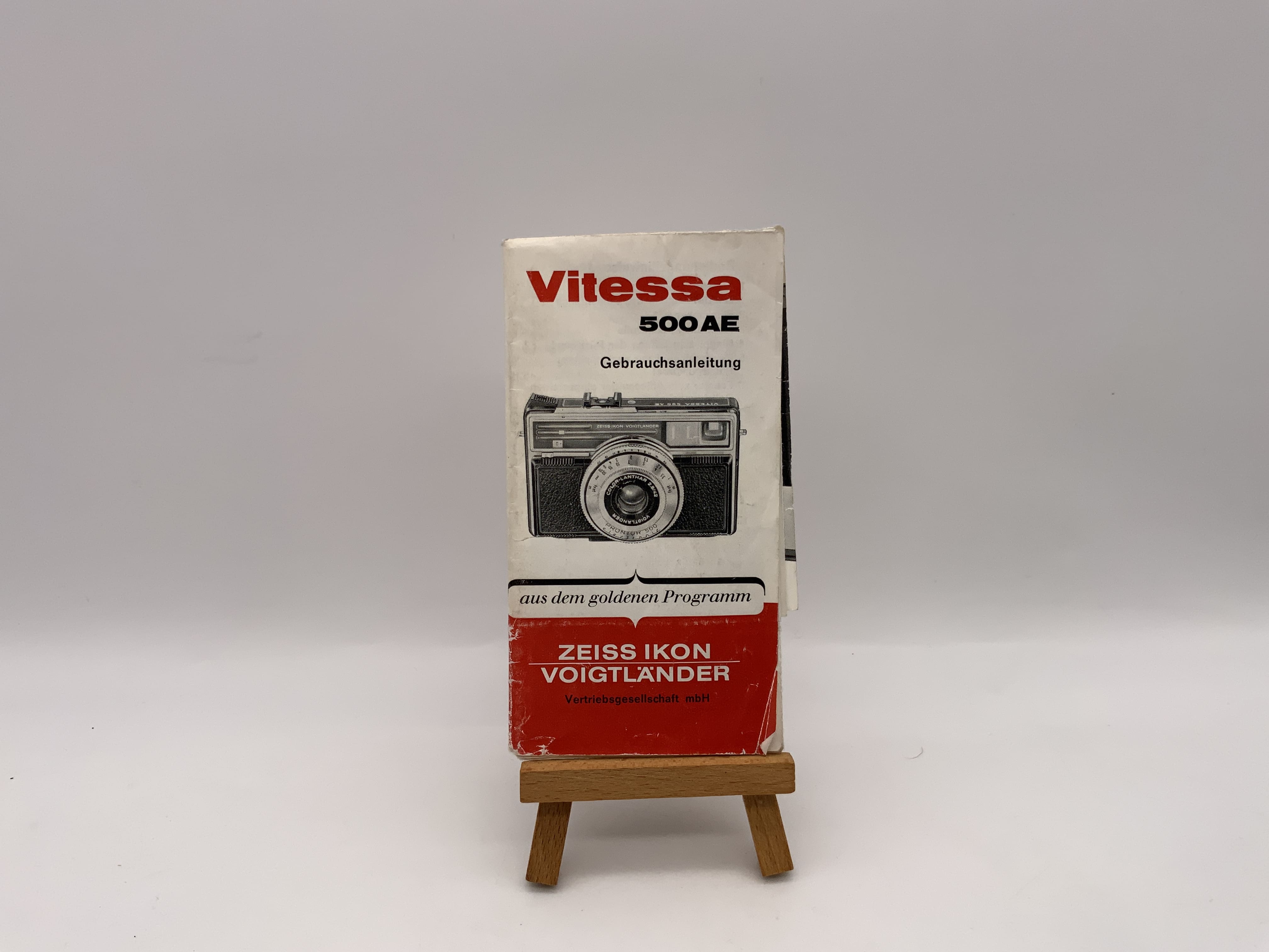 Zeiss Ikon Vitessa 500 AE aus dem goldenen Programm Bedienungsanleitung Deutsch