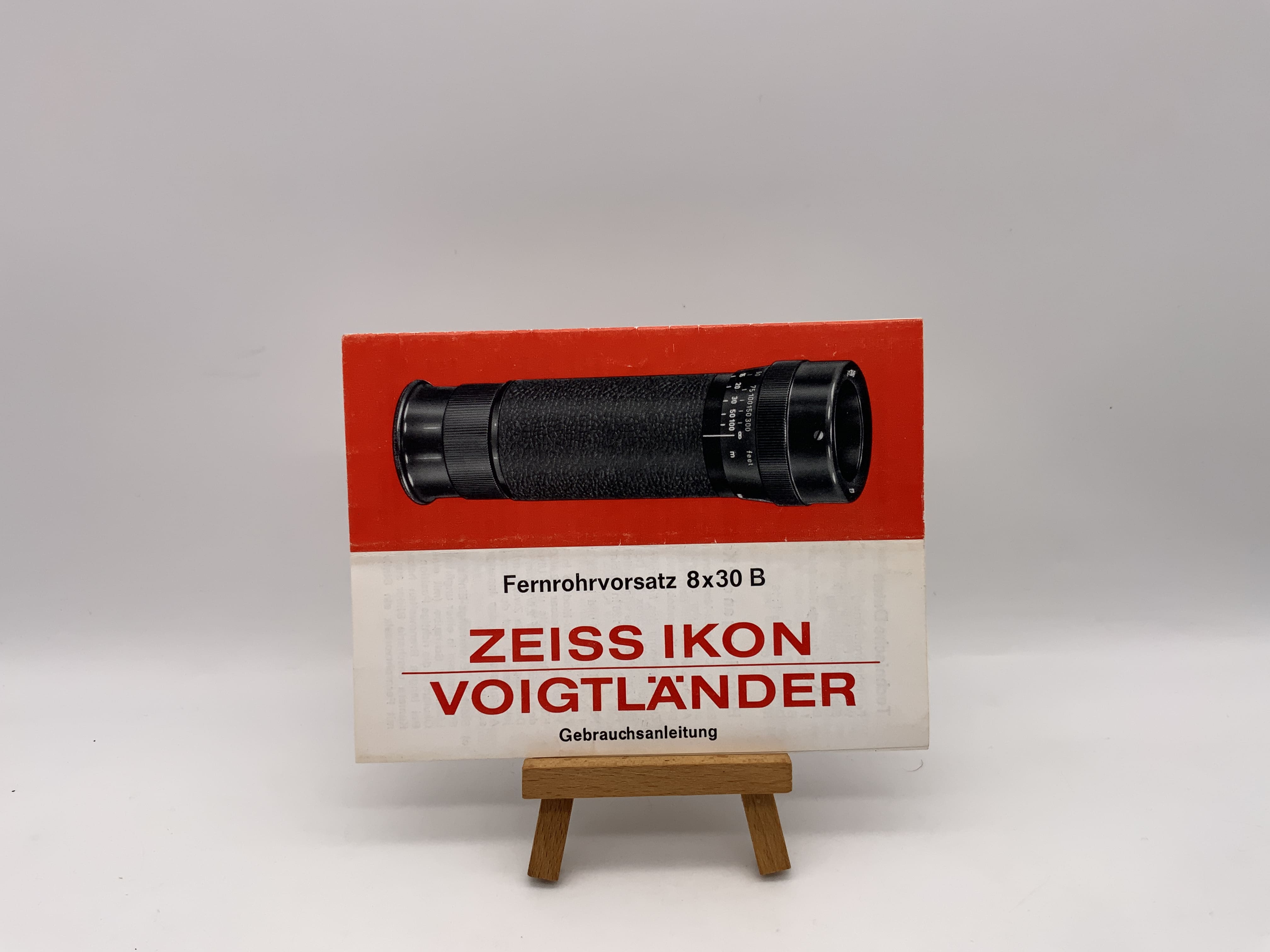 Zeiss Ikon Fernrohrvorsatz 8x30 B Gebrauchsanweisung Bedienungsanleitung Deutsch
