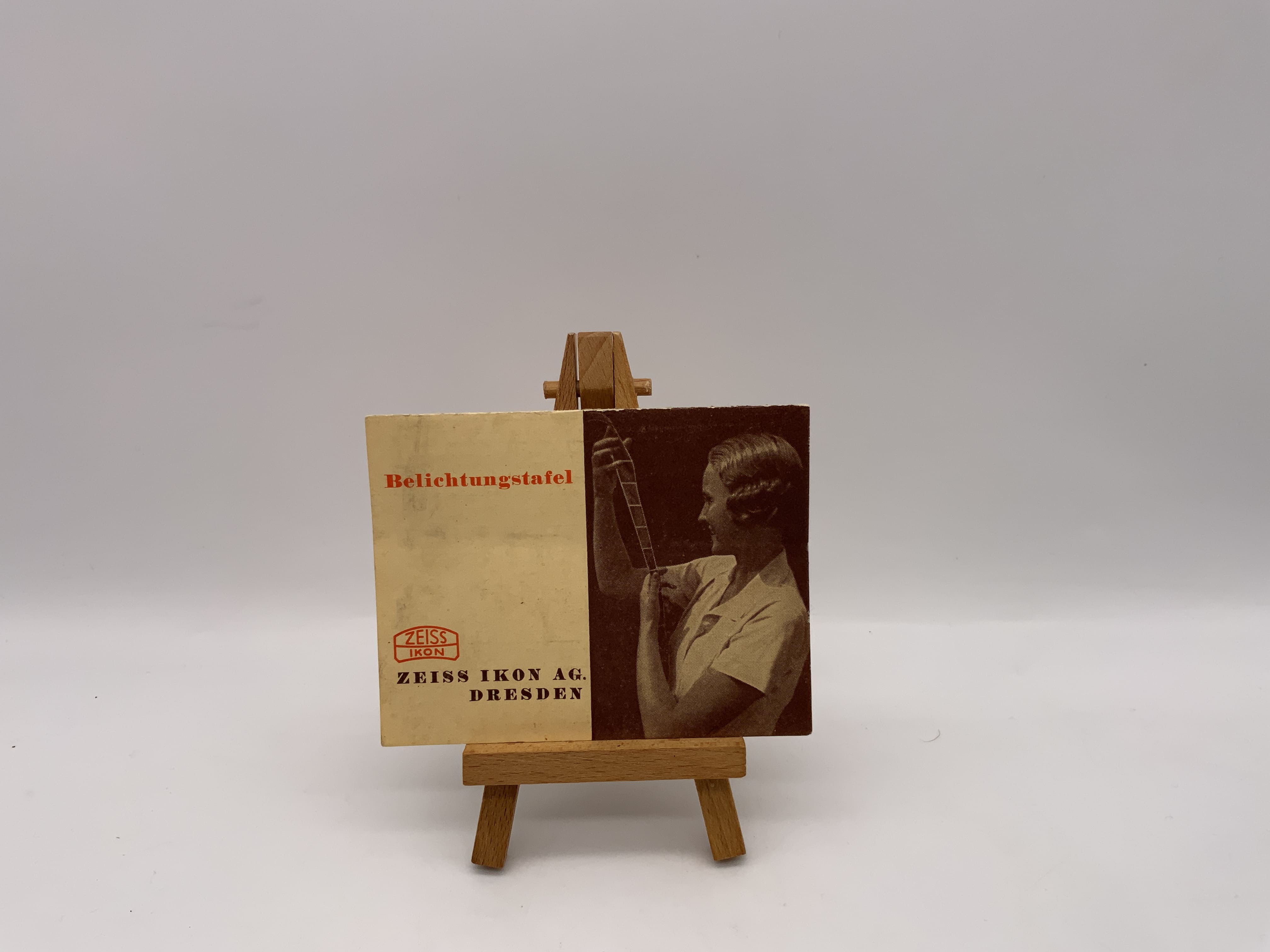 Zeiss Ikon Belichtungstafel Gebrauchsanweisung Bedienungsanleitung Deutsch