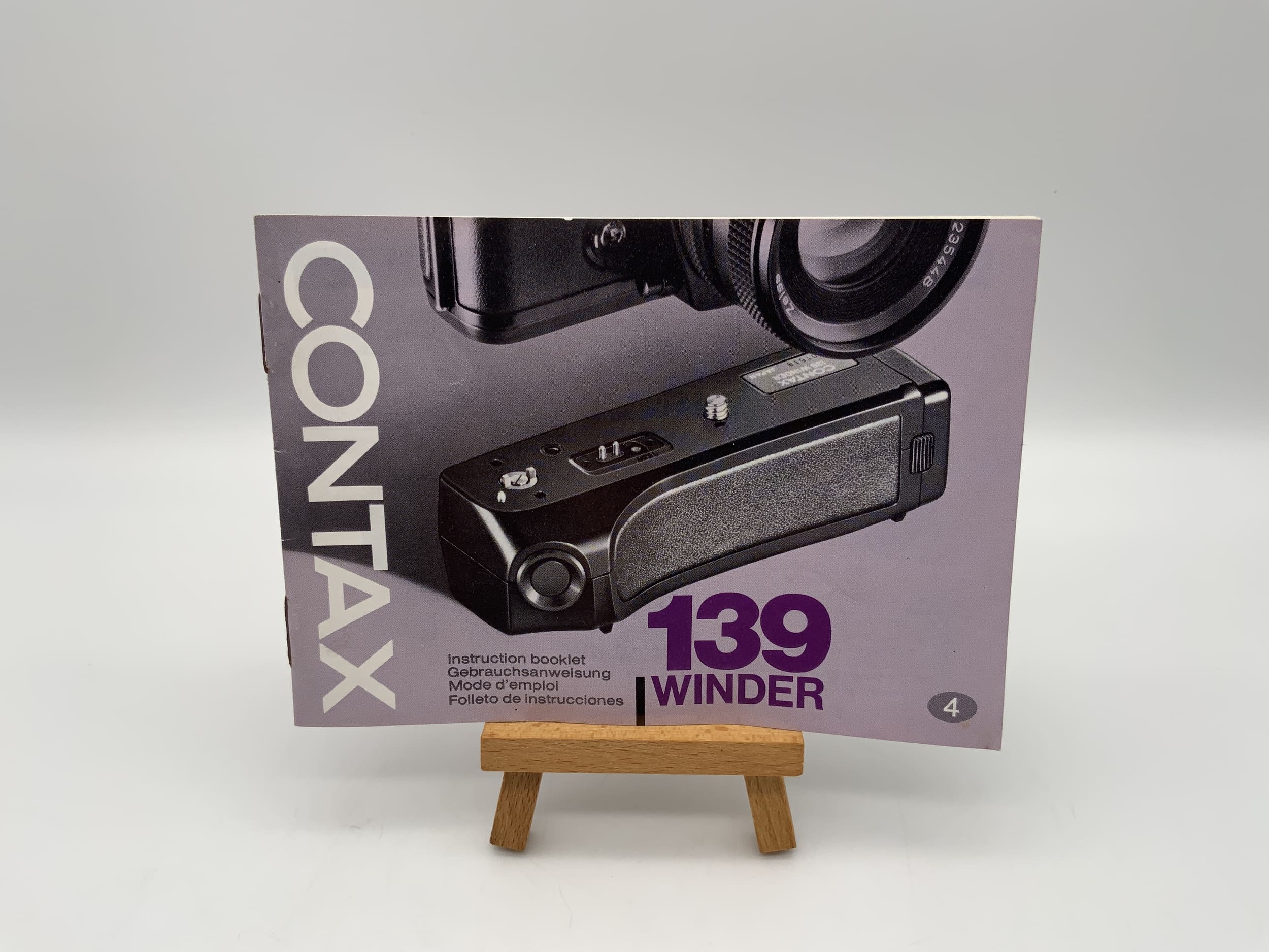 Contax 139 Winder Bedienungsanleitung Deutsch Gebrauchsanweisung Magazin