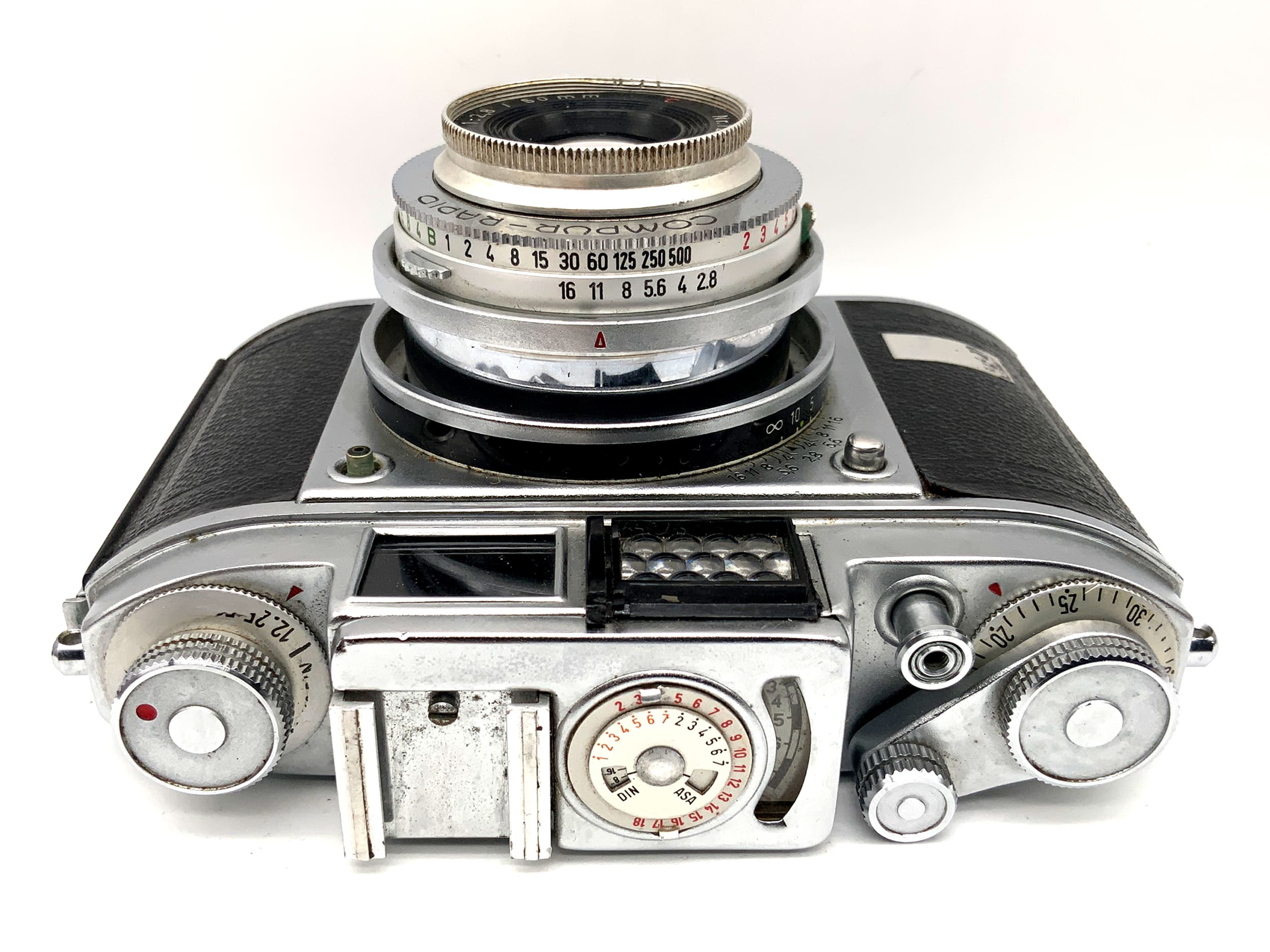 Balda Super Baldina Sucherkamera mit Enna-Haponar 1:2.8/50mm red C Compur Rapid