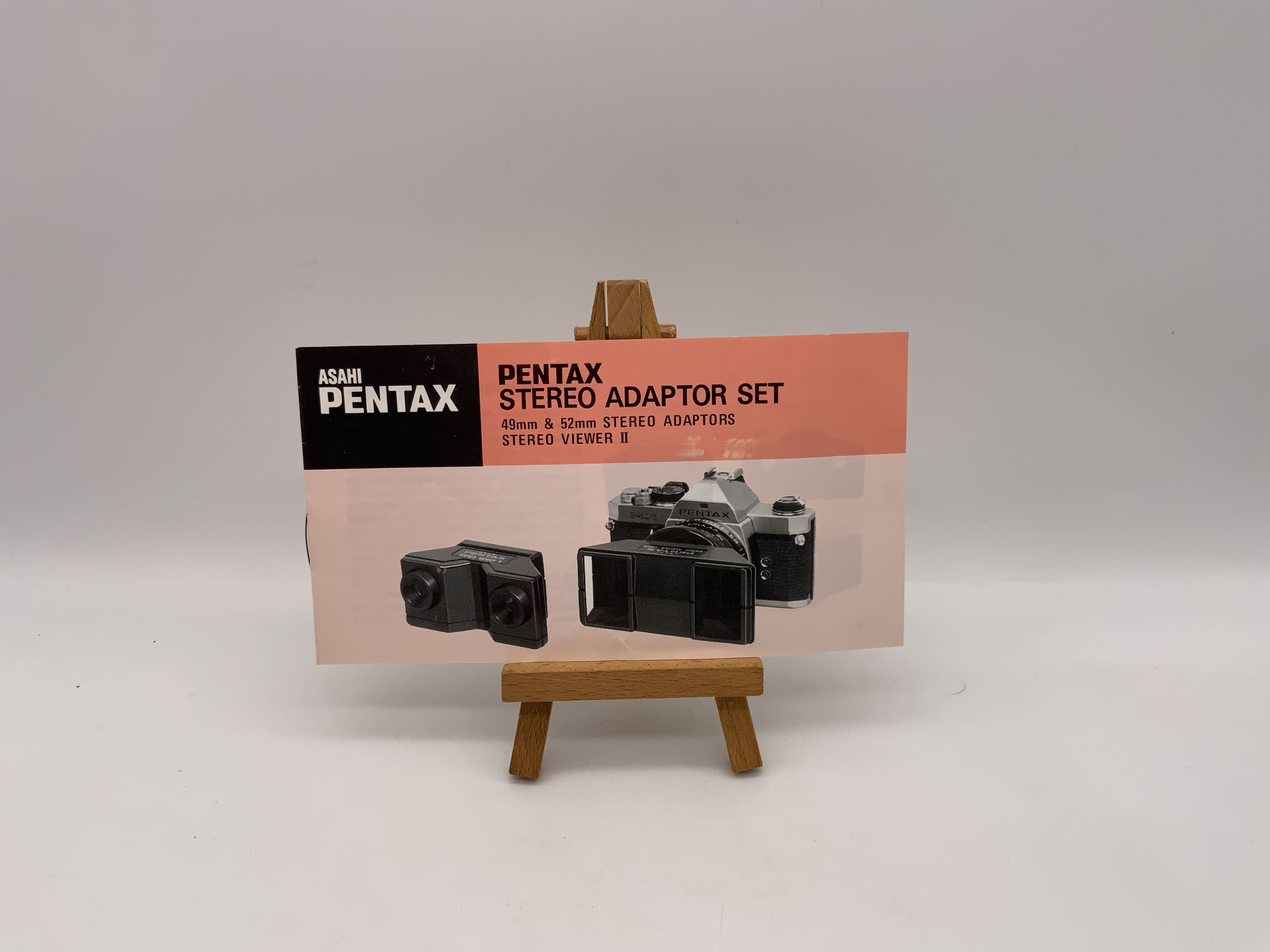 Pentax Stereo Viewer II 49mm & 52mm Stereo Adaptors Bedienungsanleitung Deutsch