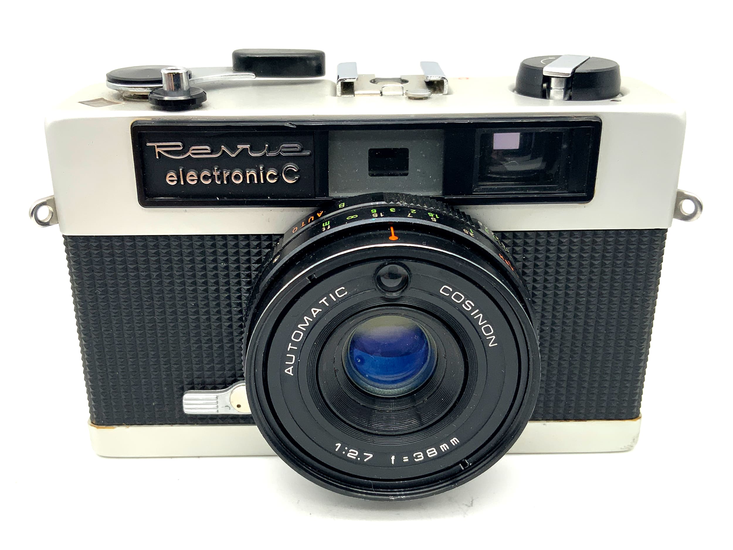 Revue electronic C Sucherkamera mit Automatic Cosinon 1:2.7/38mm Analogkamera