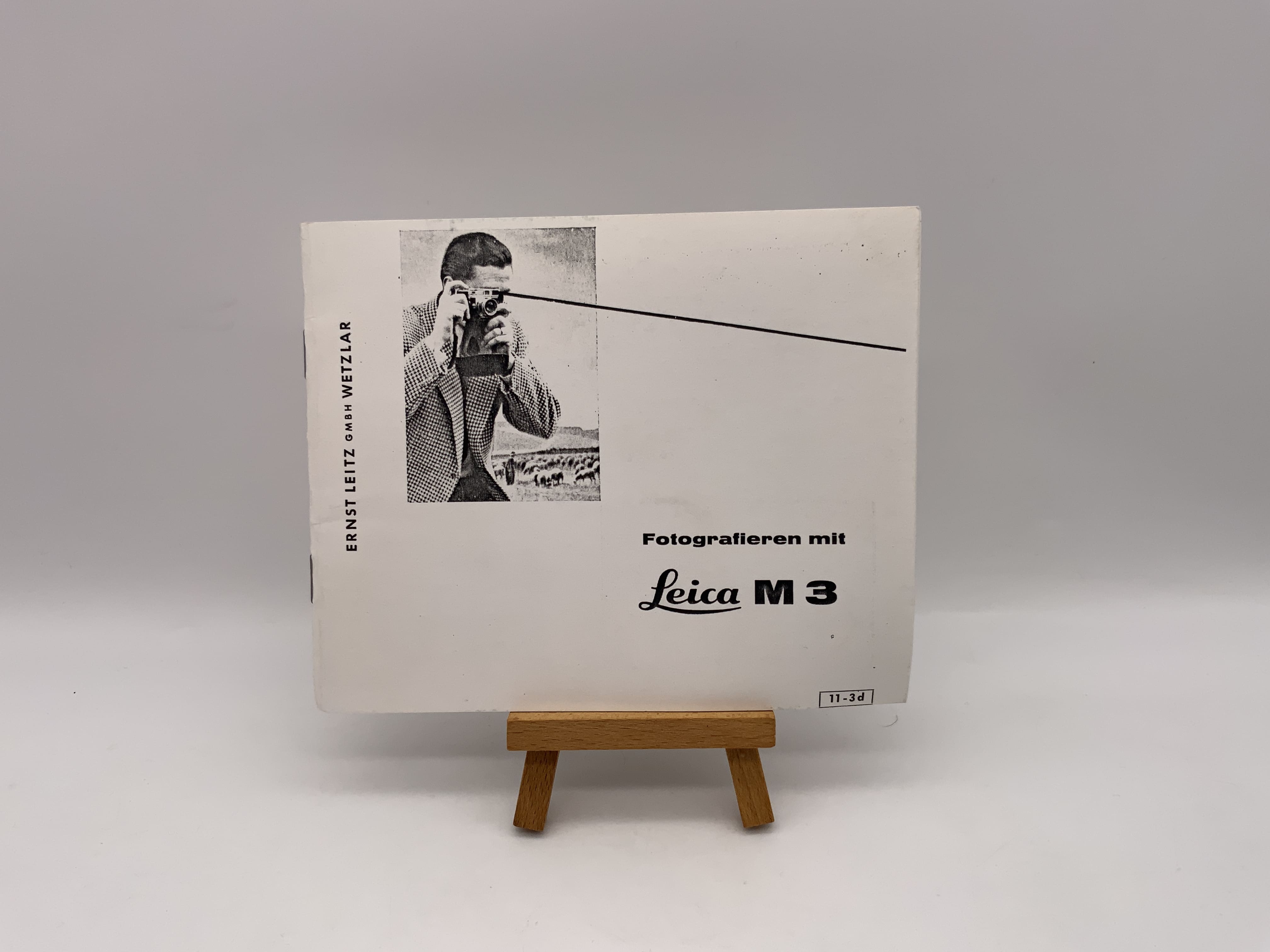 Leica M3 Fotografieren mit M3 Nachdruck Bedienungsanleitung Deutsch