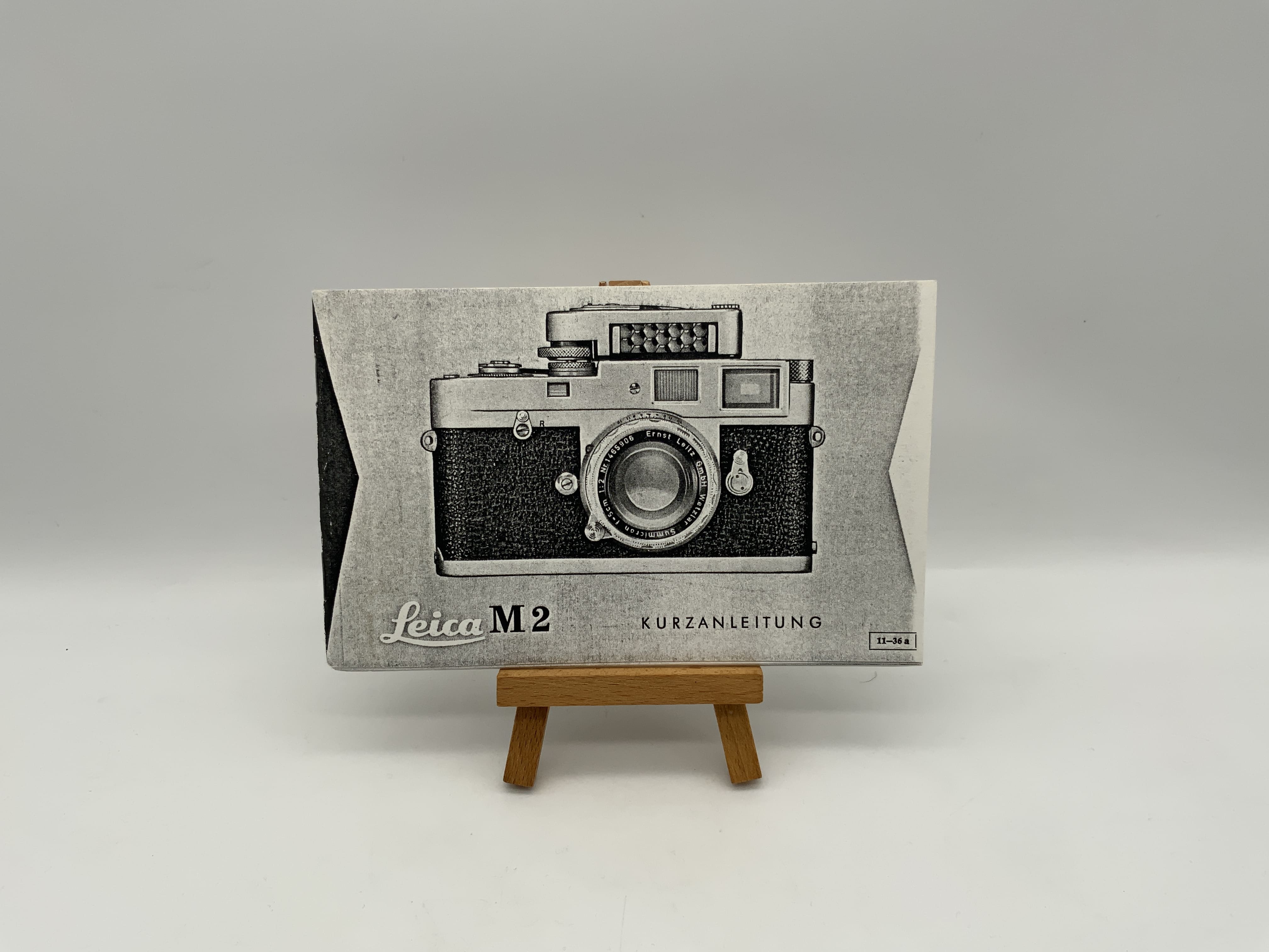 Leica M2 Kurzanleitung Nachdruck (11-36a) Bedienungsanleitung Deutsch