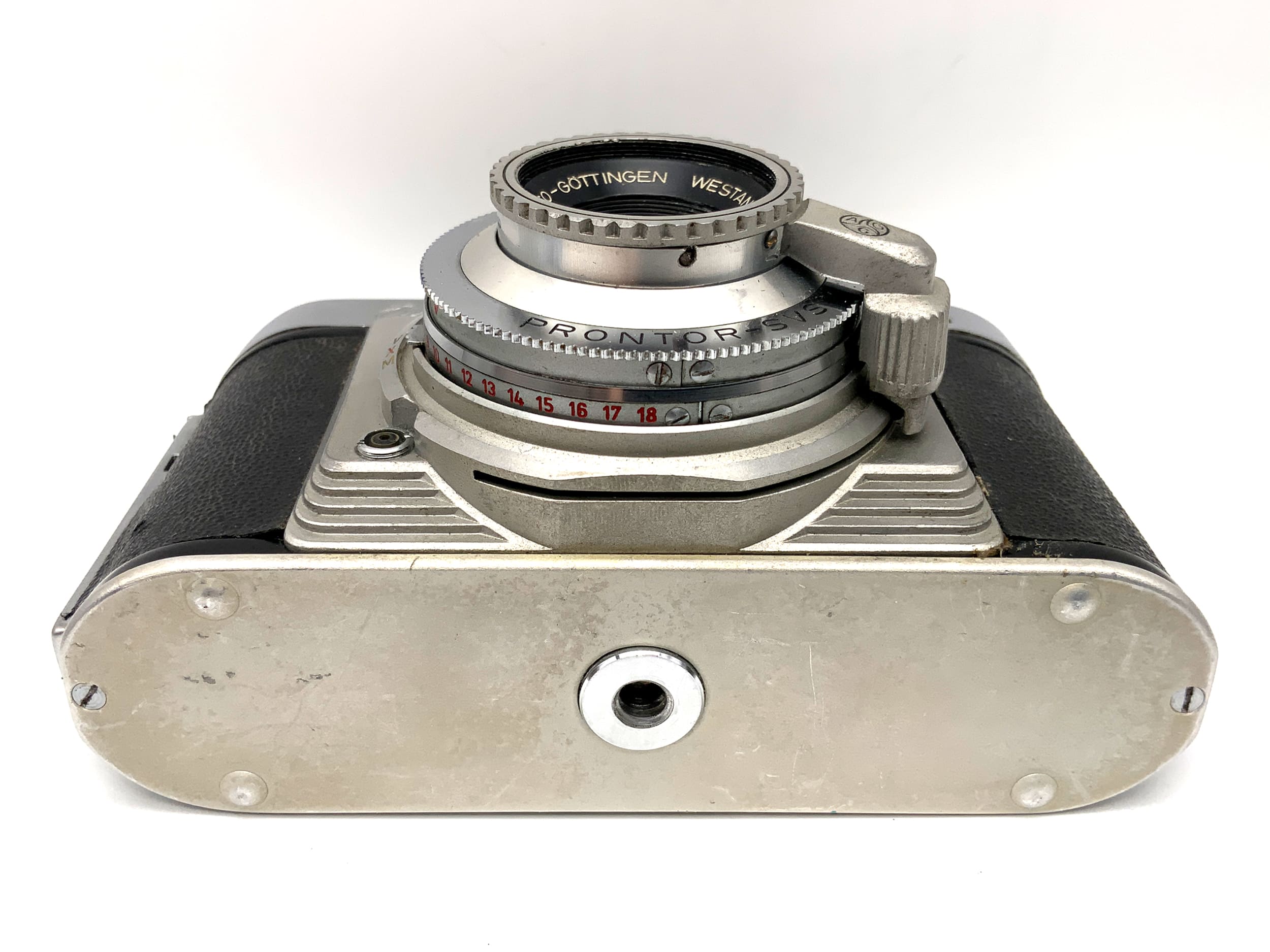 Wirgin Edixa II-L Sucherkamera mit Westanar 1:2.8/45 Prontor-SVS Analogkamera