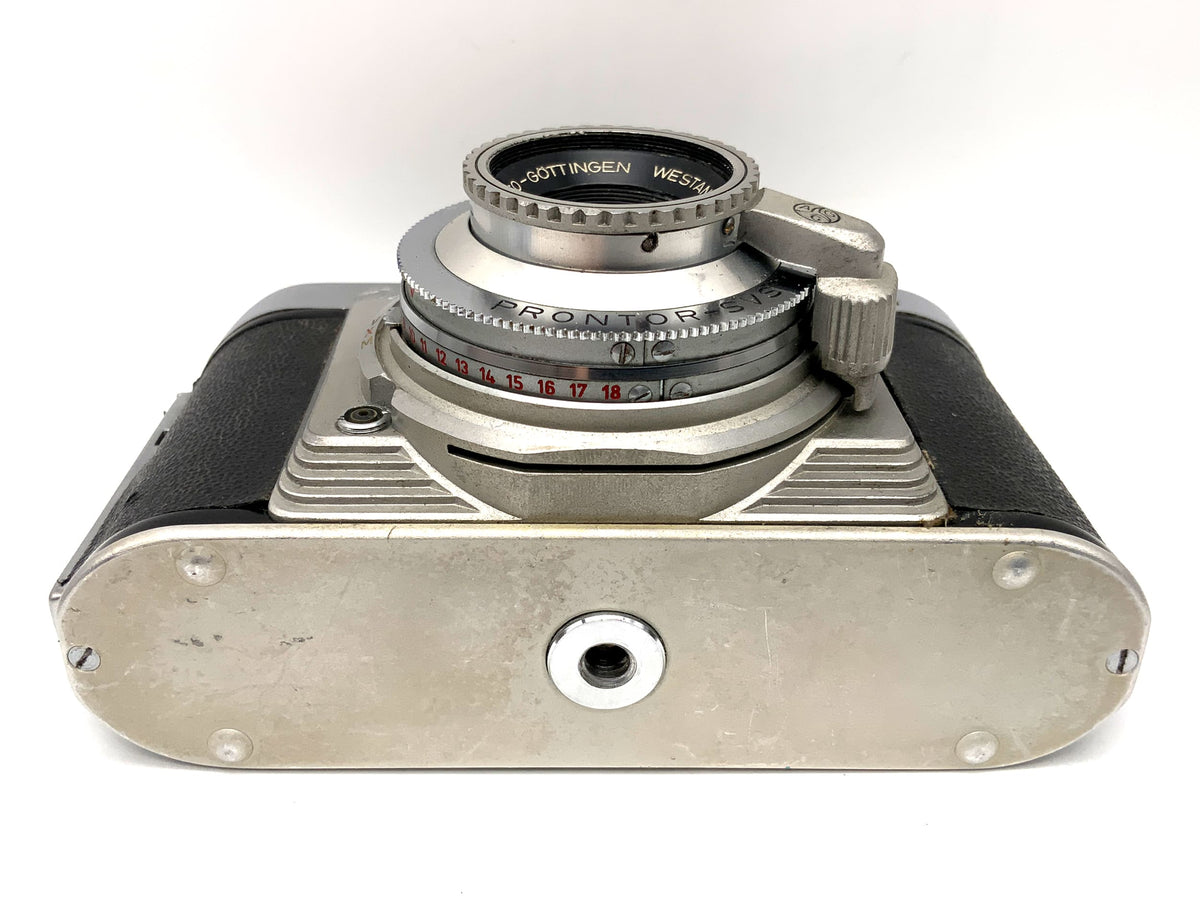 Wirgin Edixa II-L Sucherkamera mit Westanar 1:2.8/45 Prontor-SVS Analogkamera