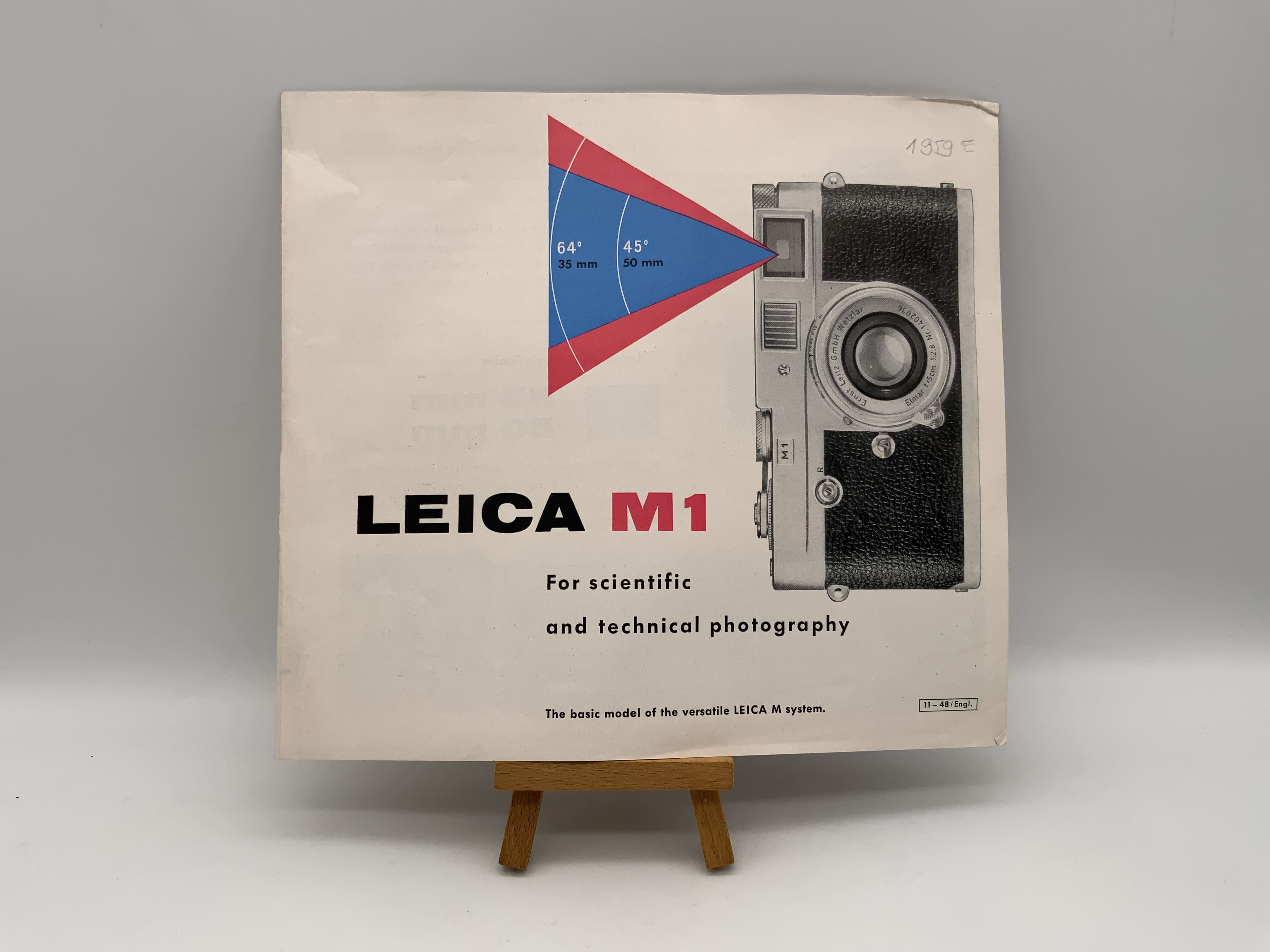 Leica M1 for scientific and technical photography Broschüre Englisch