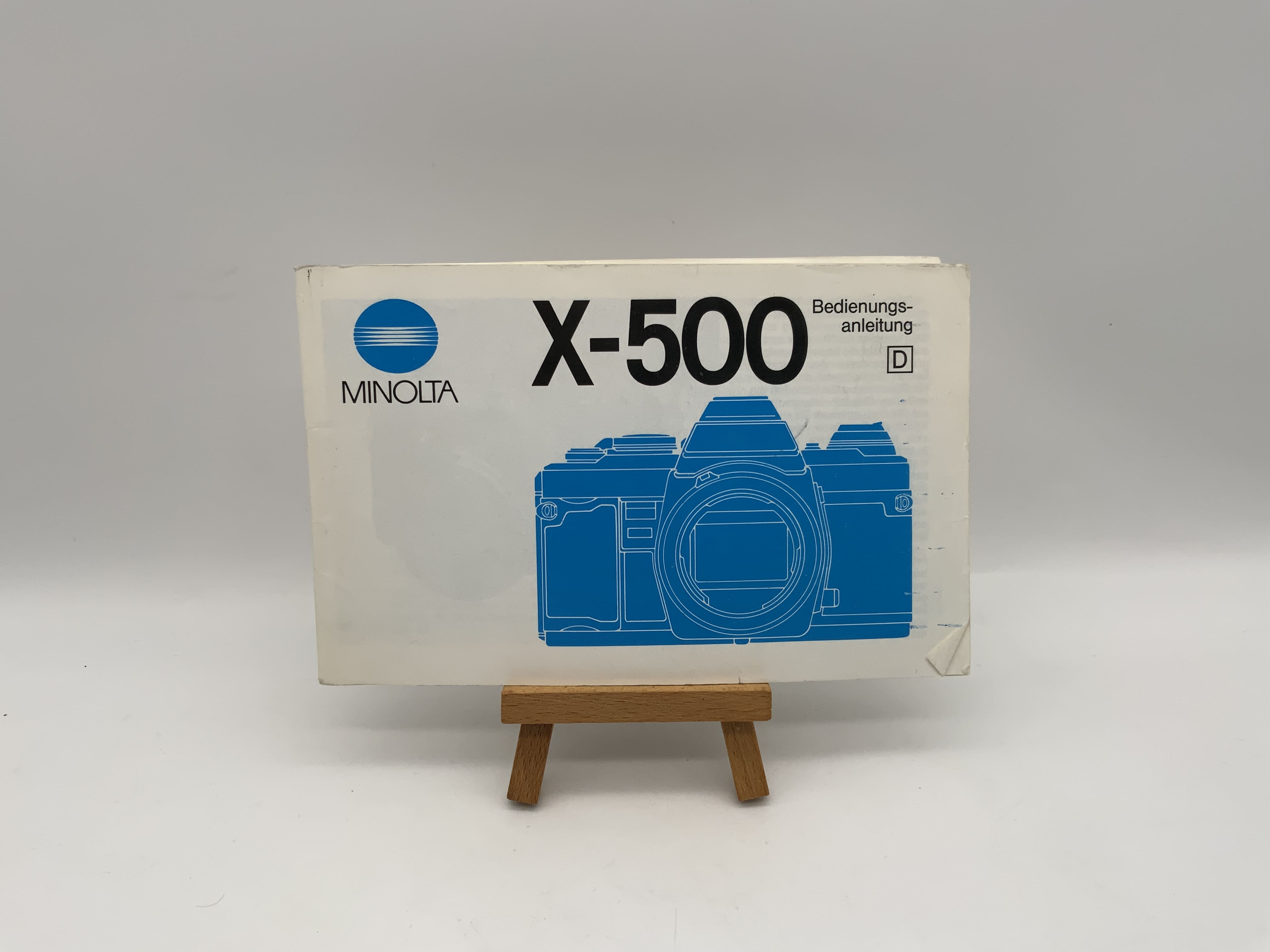 Minolta X-500 Gebrauchsanweisung Instruction Manual Bedienungsanleitung Deutsch
