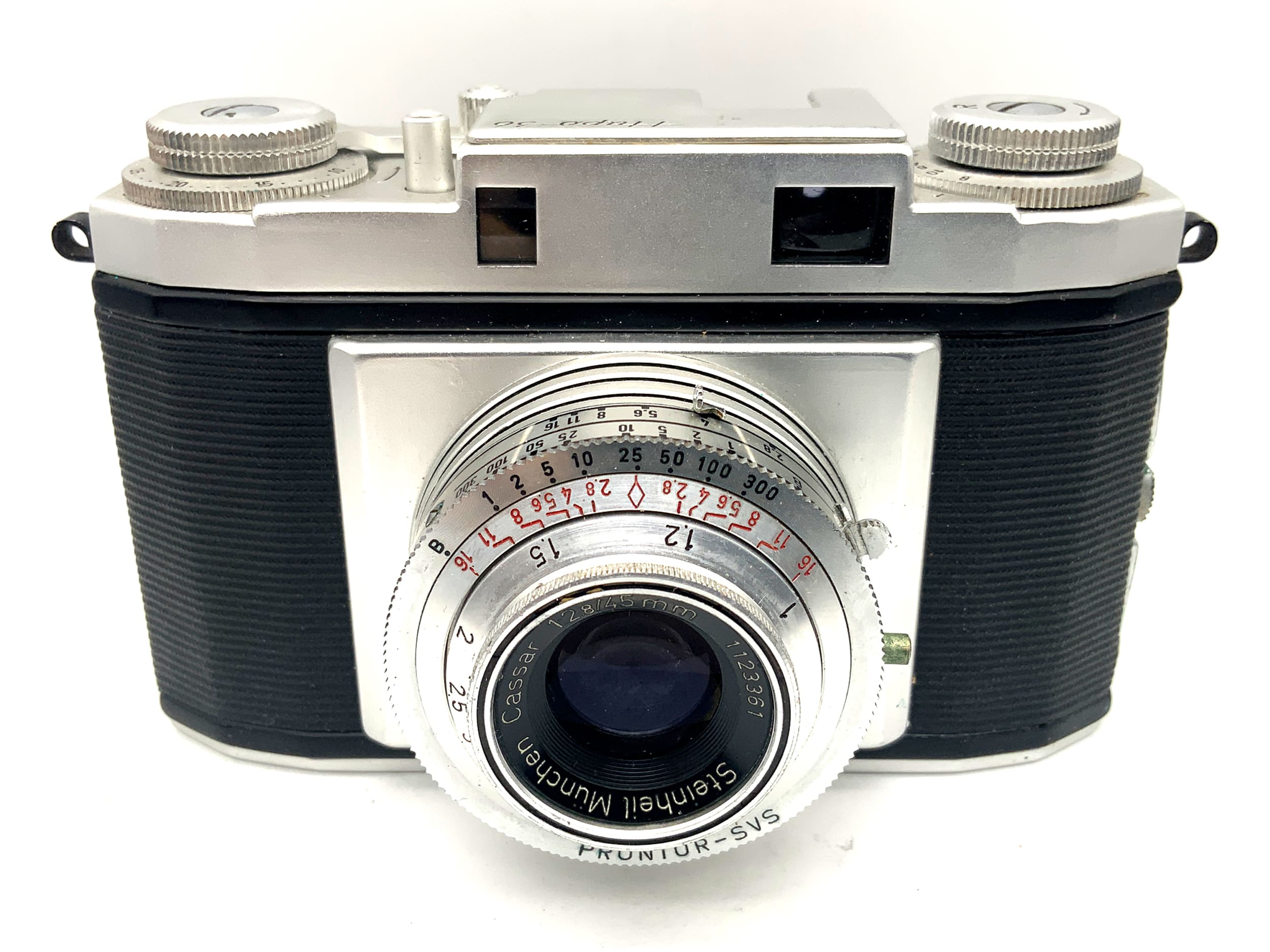 Hapo 36 Sucherkamera mit Cassar 1:2.8/45mm Prontor-SVS Analogkamera