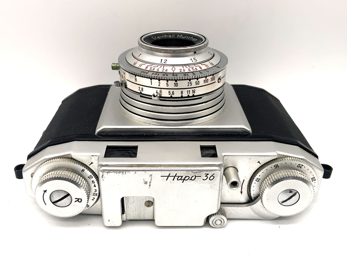 Appareil photo à viseur Hapo 36 avec objectif Cassar 1:2.8/45mm Prontor-SVS analogique