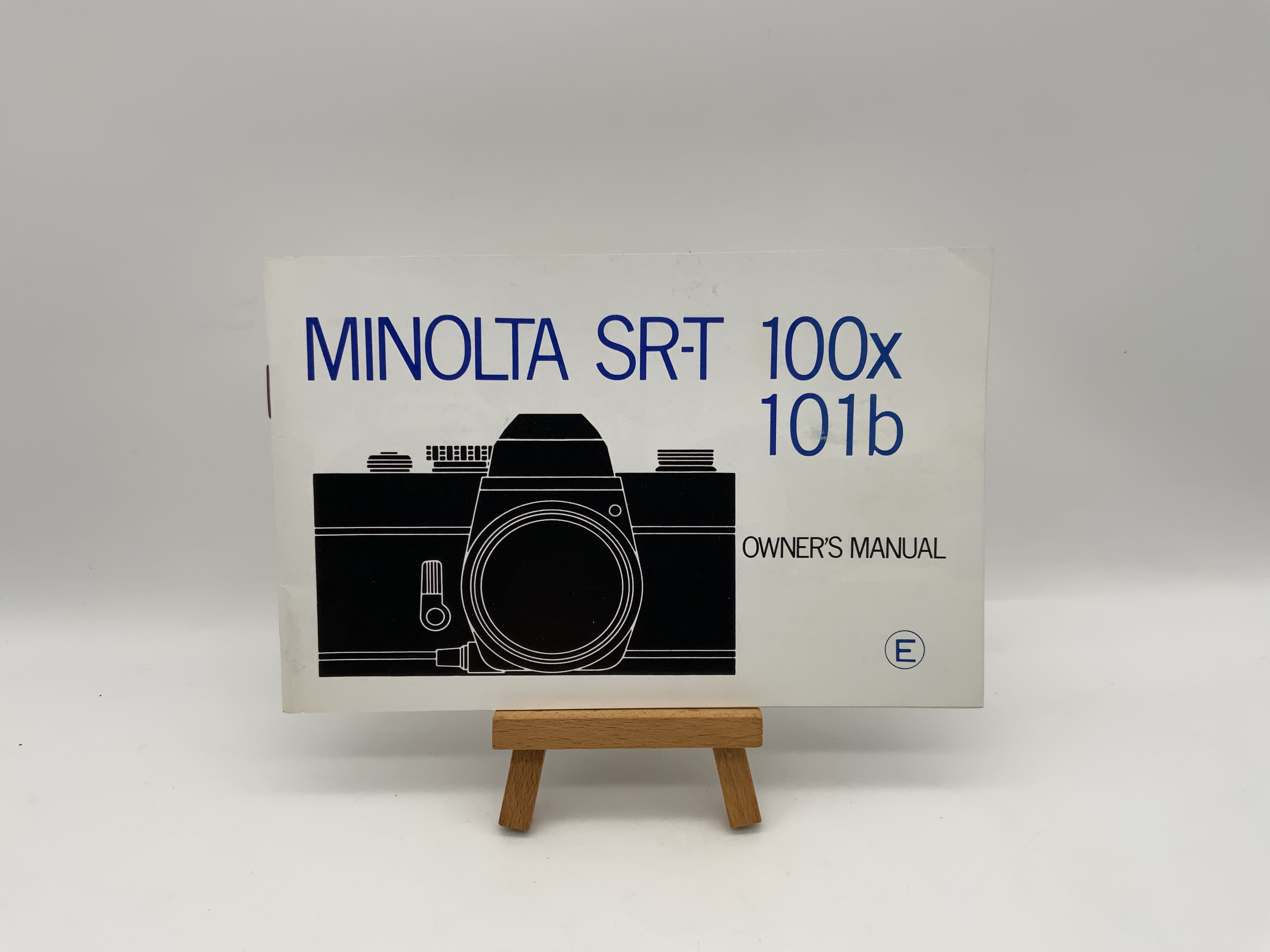 Minolta SRT 100x 101b Instruction Manual Bedienungsanleitung Englisch