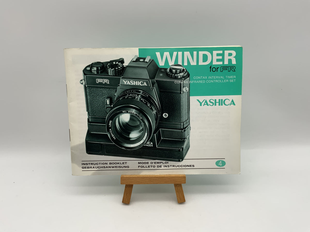 Enrouleur Yashica pour FR - Manuel d'utilisation - Instructions de fonctionnement (allemand)