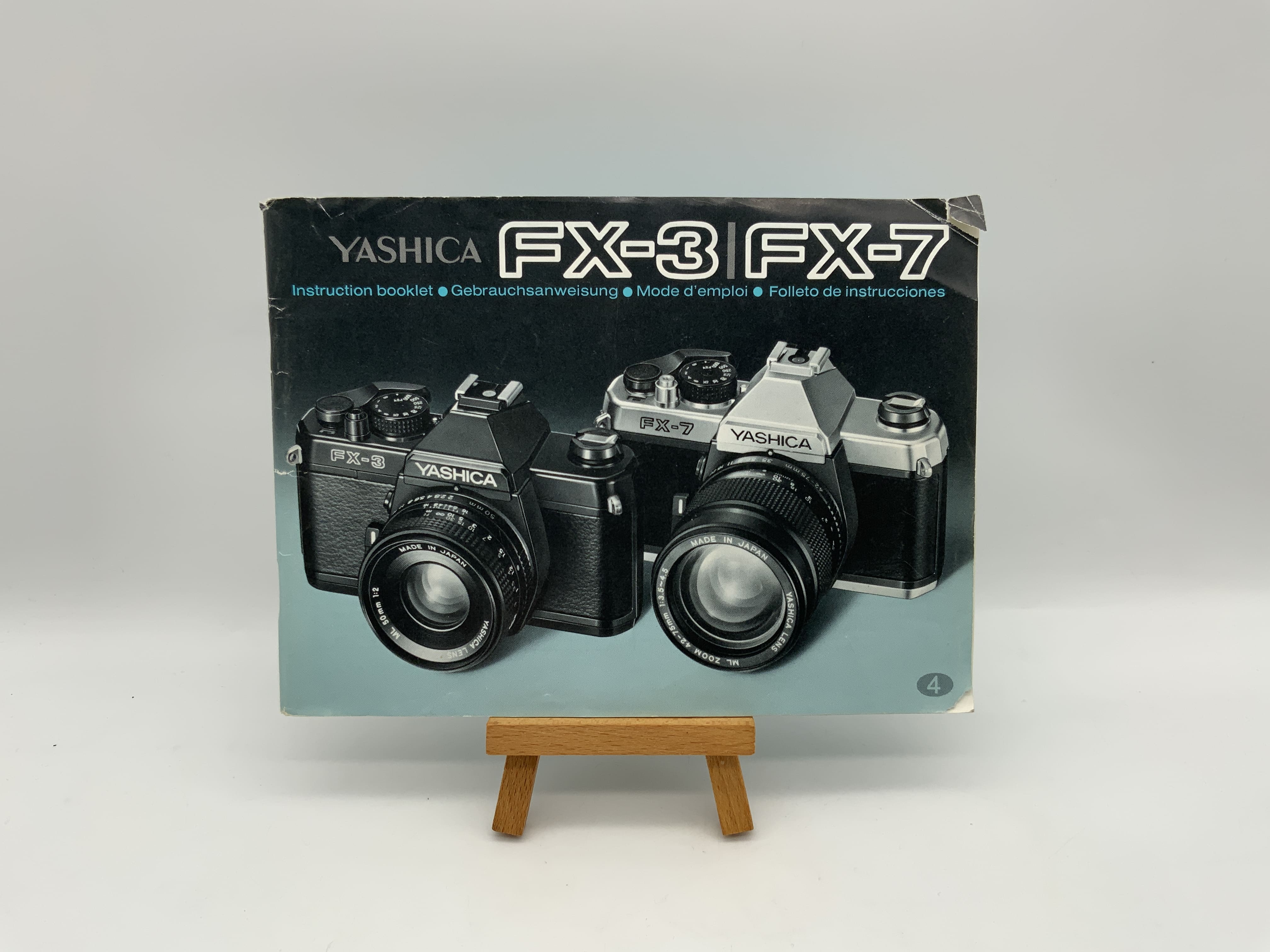 Yashica FX-3 FX-7 Bedienungsanleitung Deutsch
