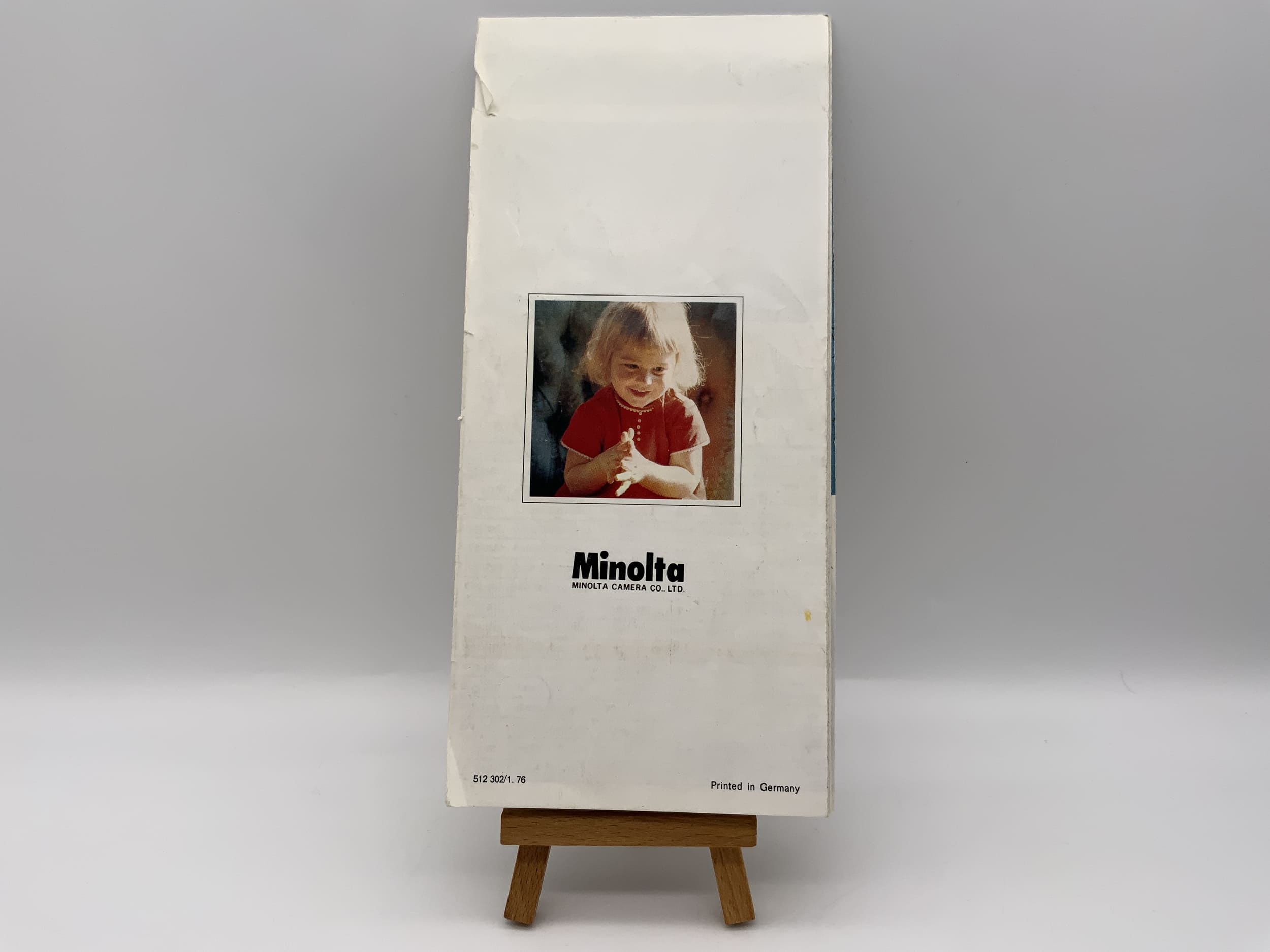 Minolta Broschüre Deutsch Gebrauchsanweisung Magazin