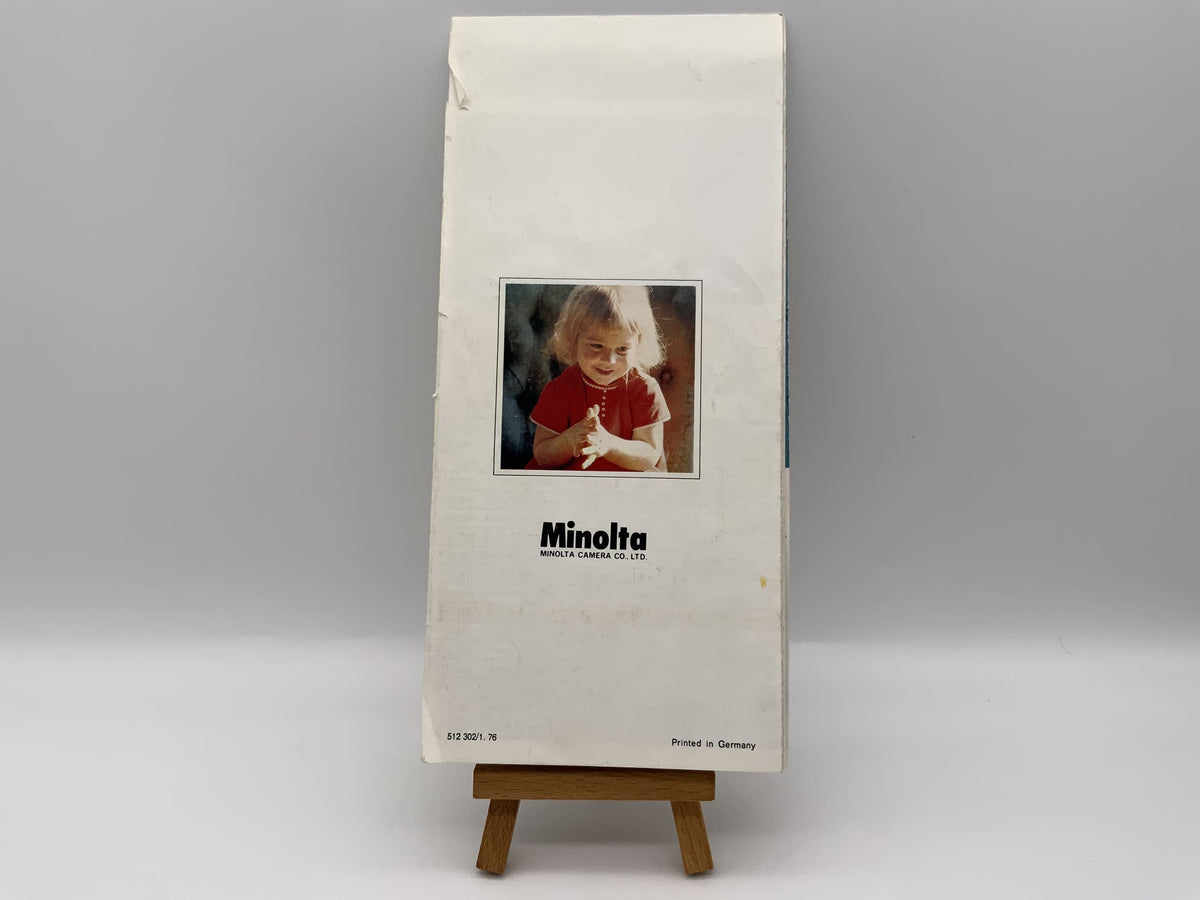 Brochure Minolta, manuel d'instructions en allemand, magazine