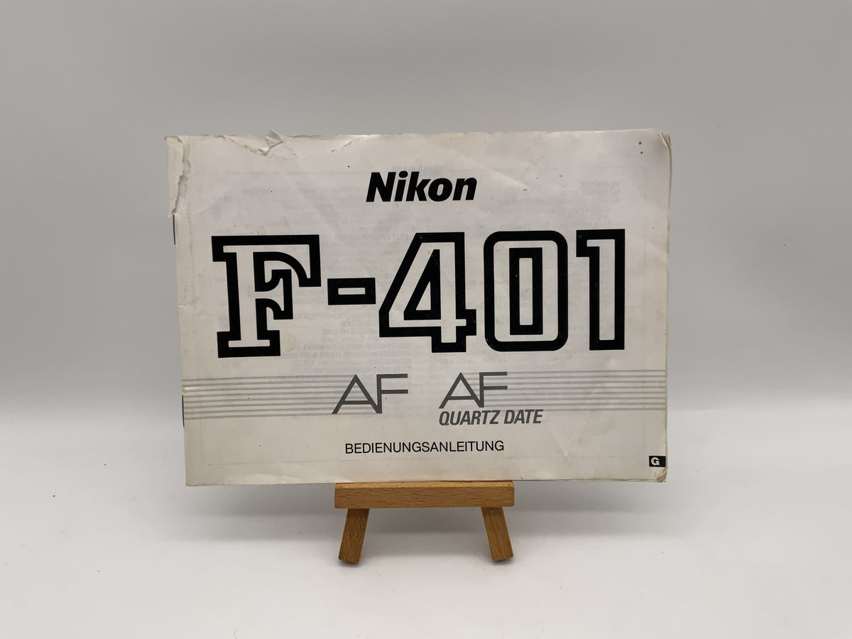 Manuel d'utilisation Nikon F-401 AF Quartz Date (allemand)