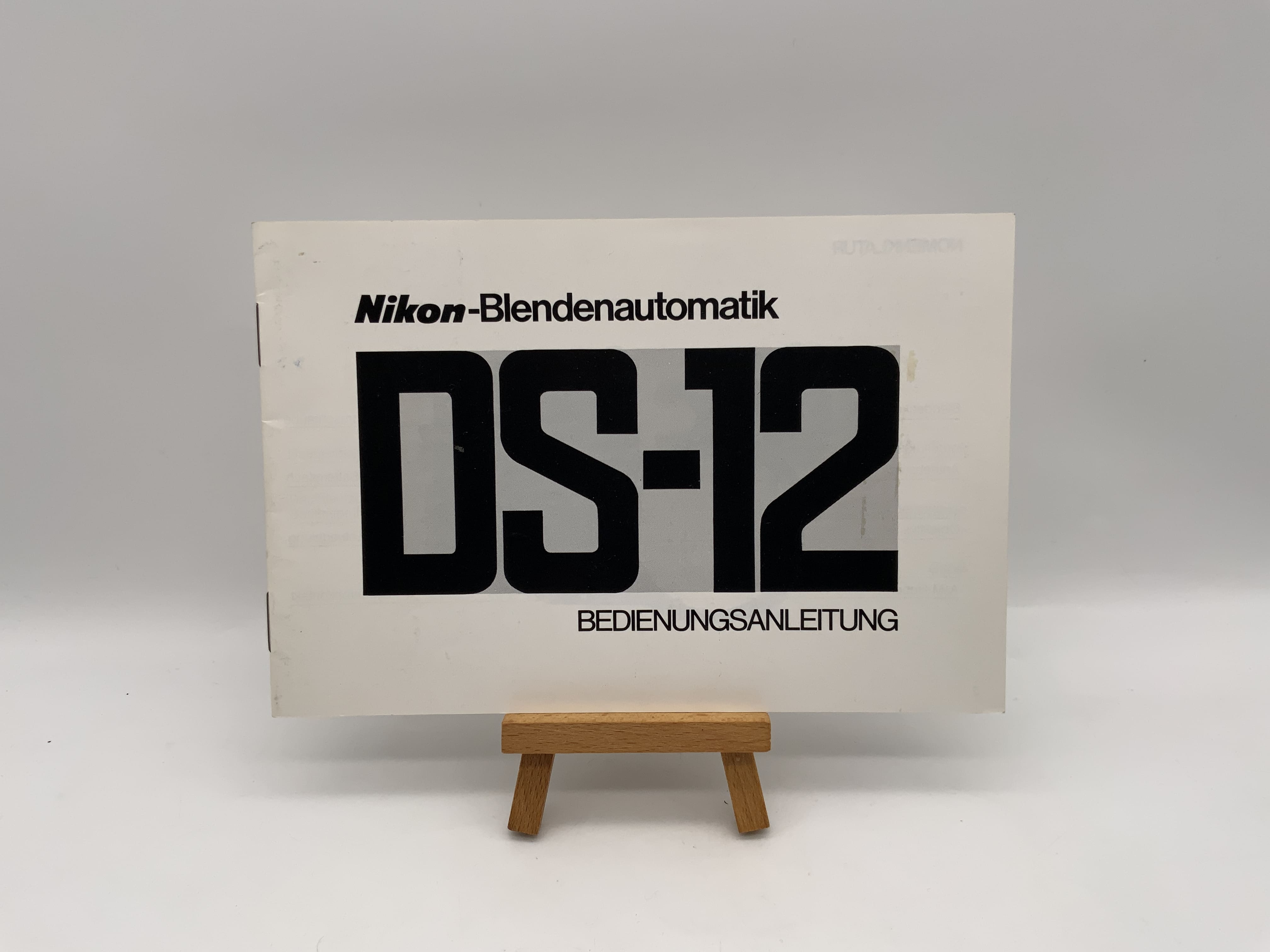 Nikon DS-12 Nikon Blendenautomatik Bedienungsanleitung Deutsch