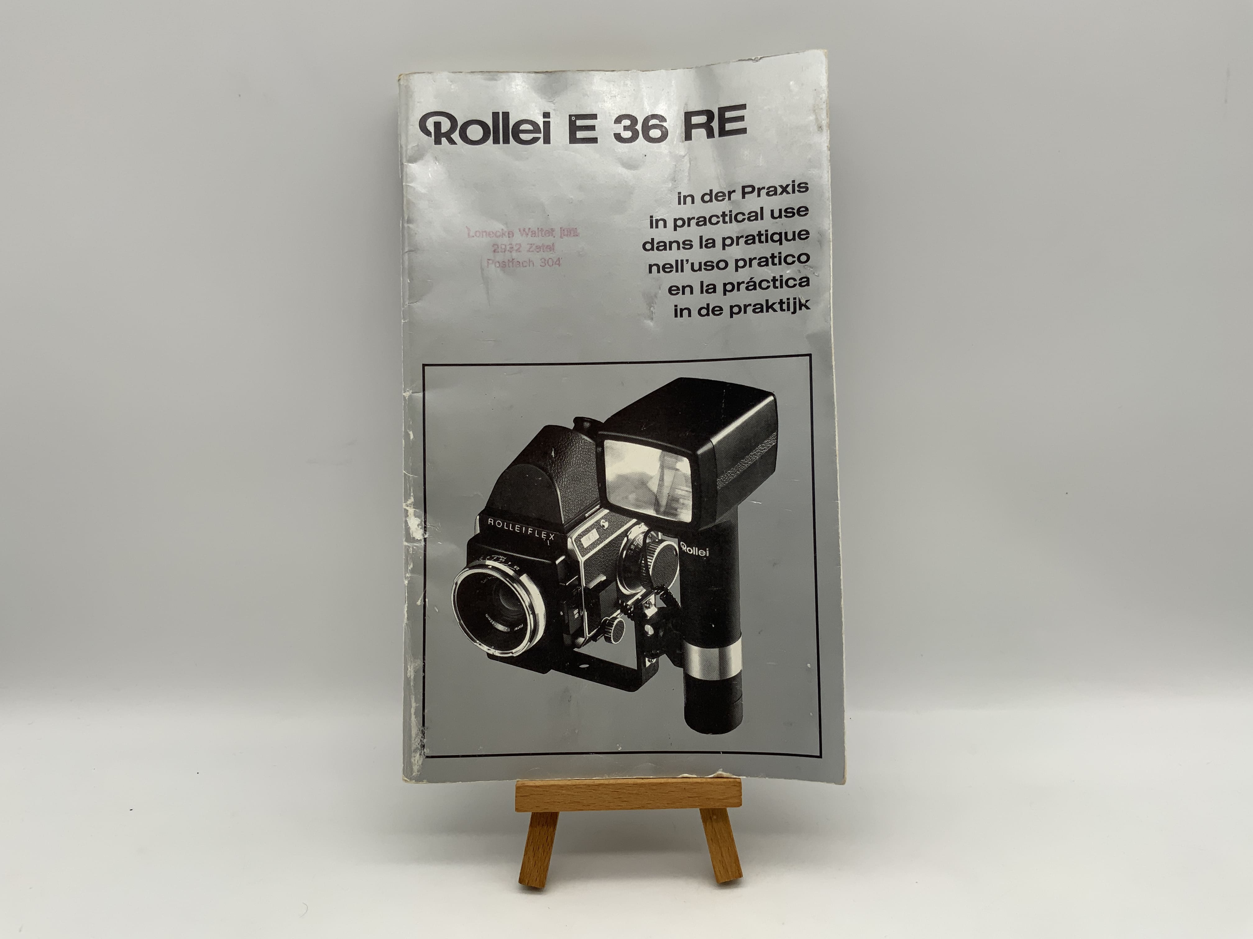 Instructions d'utilisation du Rollei E 36 RE (allemand)