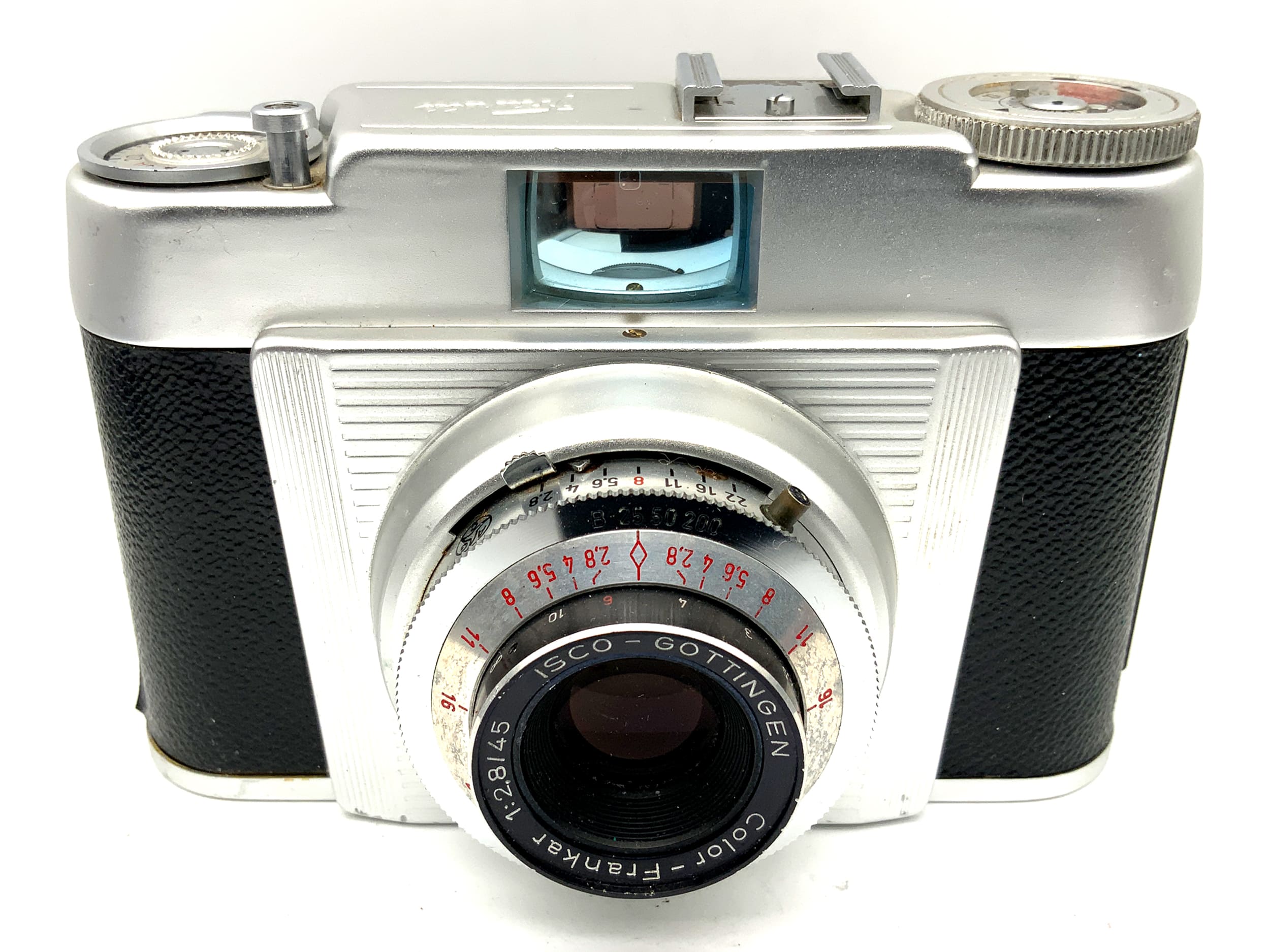 Franka Sucherkamera mit Color-Frankar 1:2.8/45 Vario Kompaktkamera Analogkamera